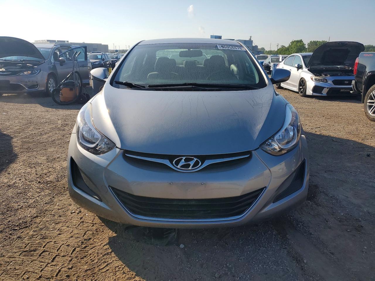 2014 Hyundai Elantra Se Серебряный vin: KMHDH4AE4EU164150