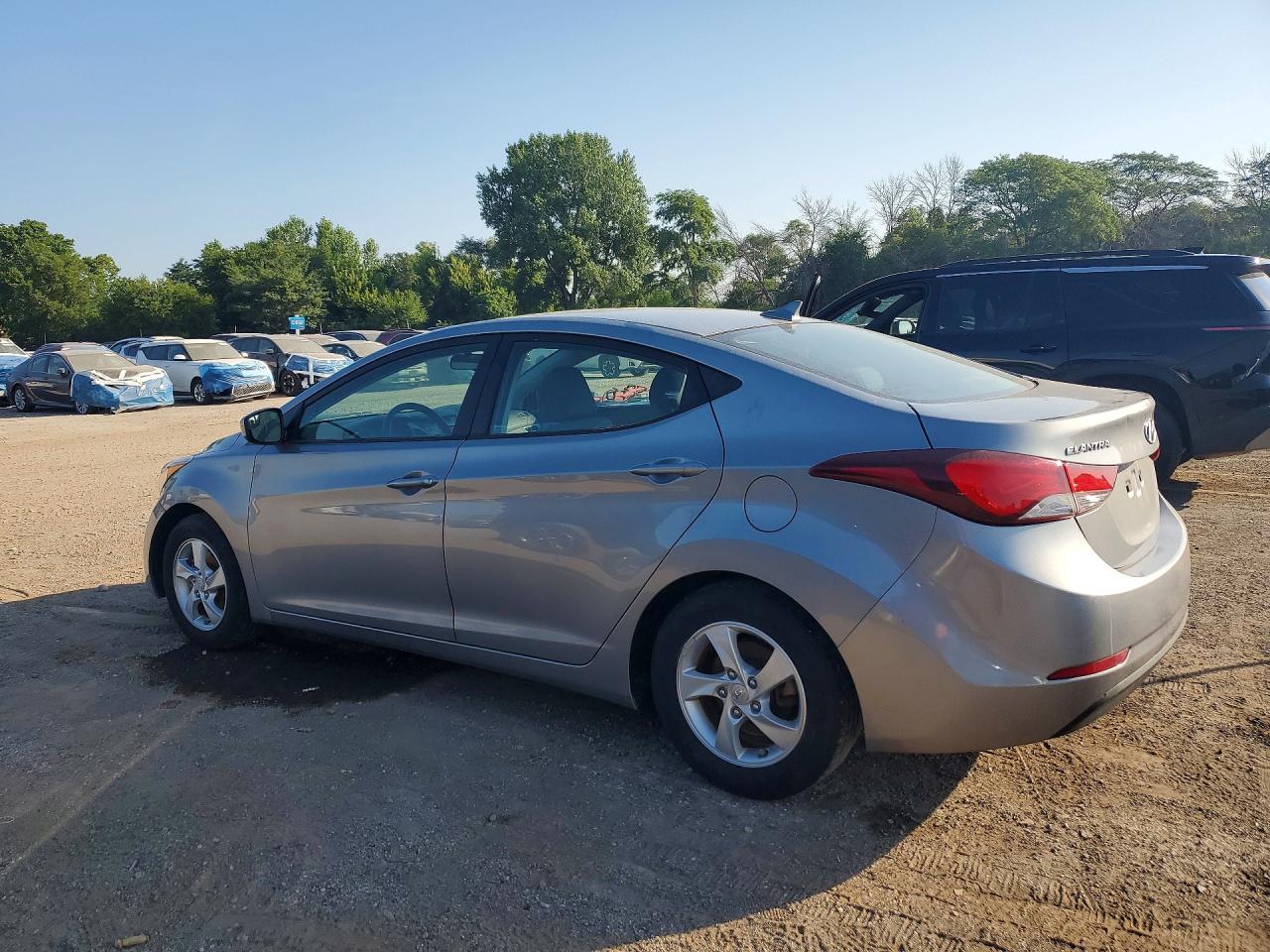 2014 Hyundai Elantra Se Серебряный vin: KMHDH4AE4EU164150