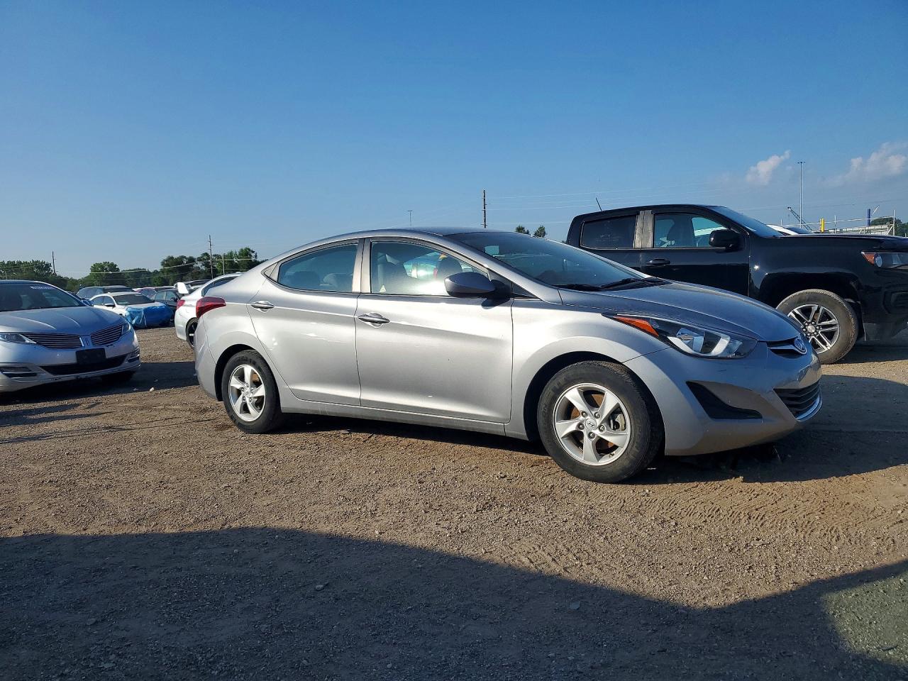 2014 Hyundai Elantra Se Серебряный vin: KMHDH4AE4EU164150