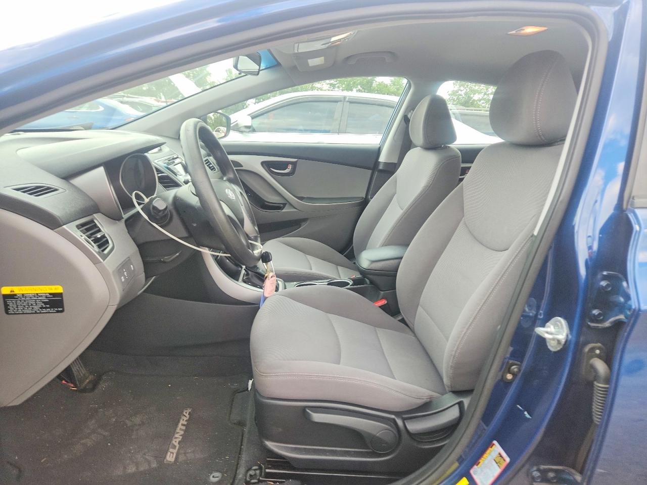 2014 Hyundai Elantra Se Синий vin: KMHDH4AE4EU165749