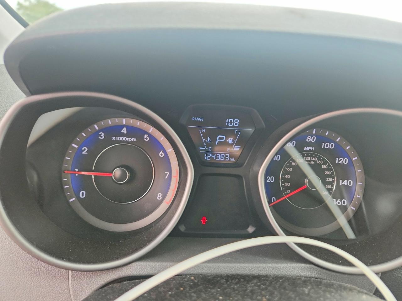 2014 Hyundai Elantra Se Синий vin: KMHDH4AE4EU165749