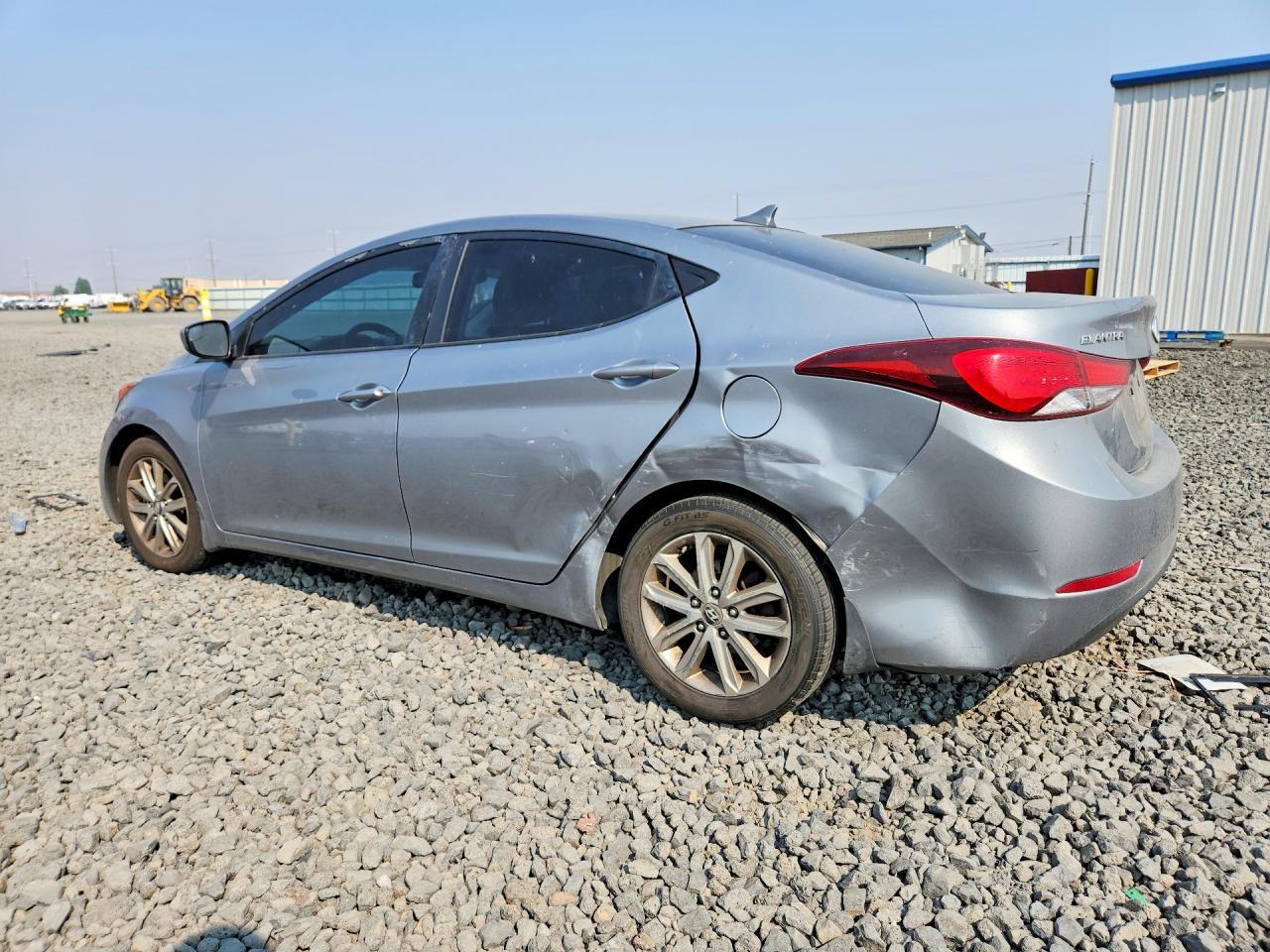 2014 Hyundai Elantra Se Gray vin: KMHDH4AE4EU180011