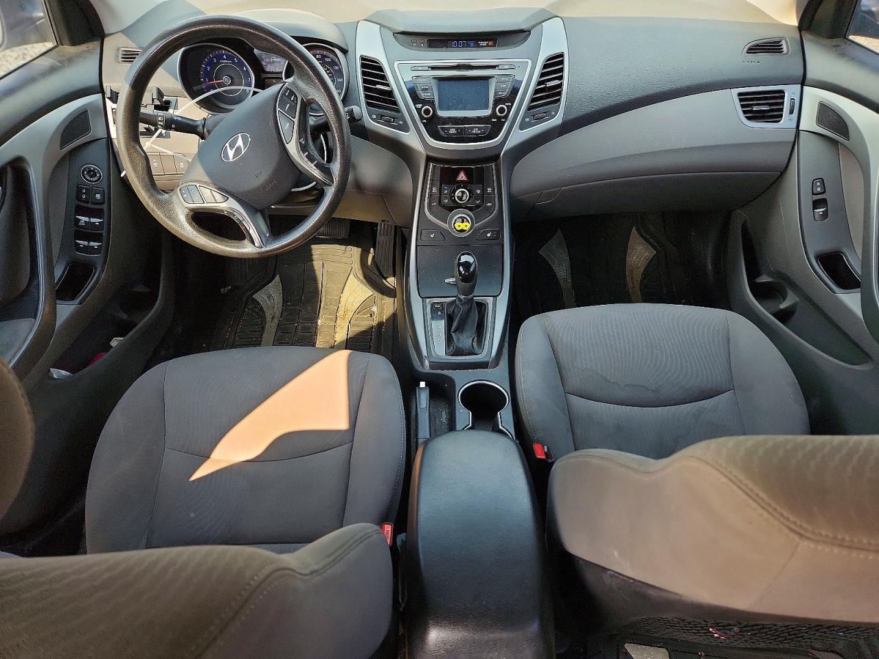 2014 Hyundai Elantra Se Gray vin: KMHDH4AE4EU180011
