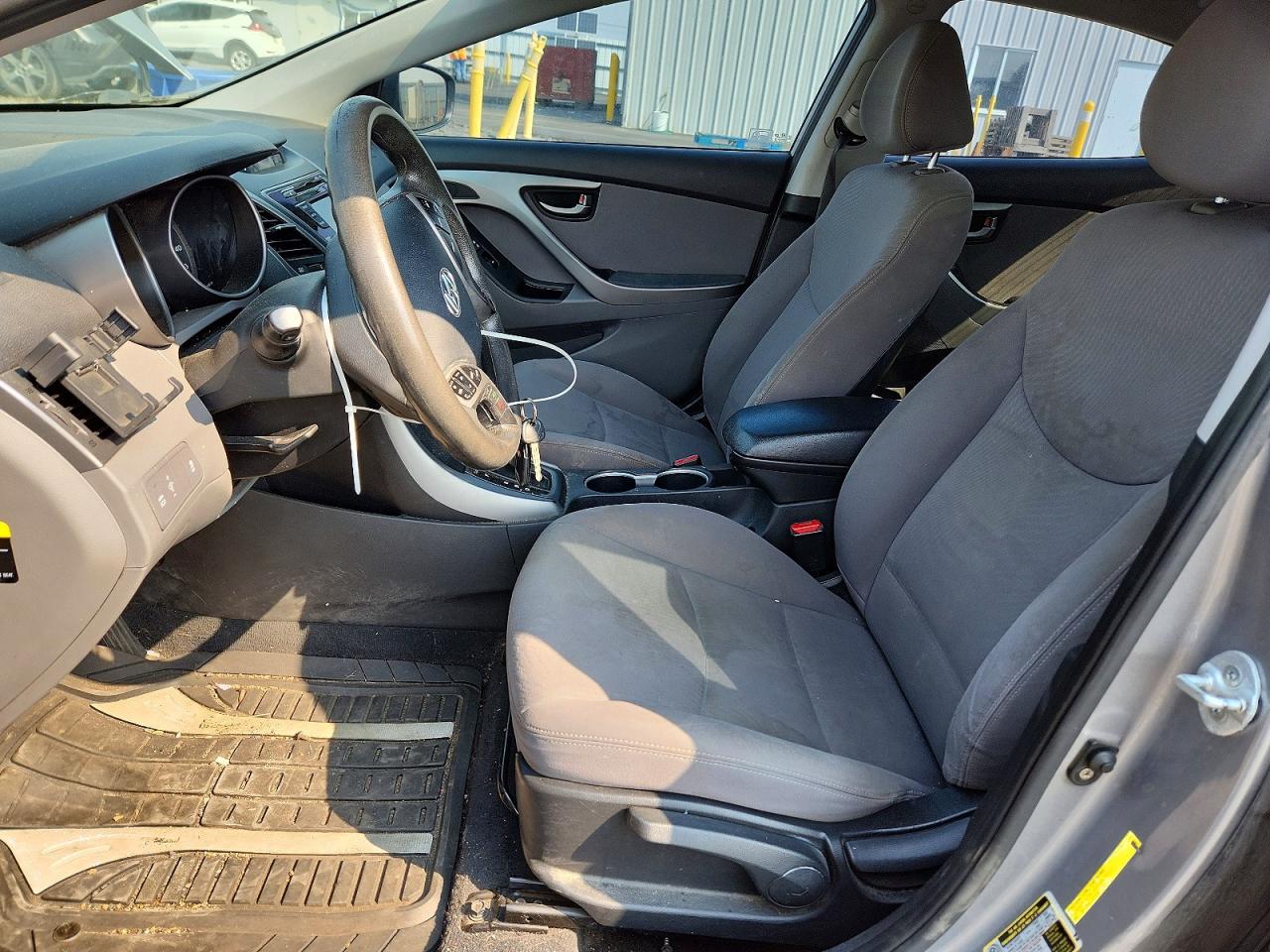 2014 Hyundai Elantra Se Gray vin: KMHDH4AE4EU180011