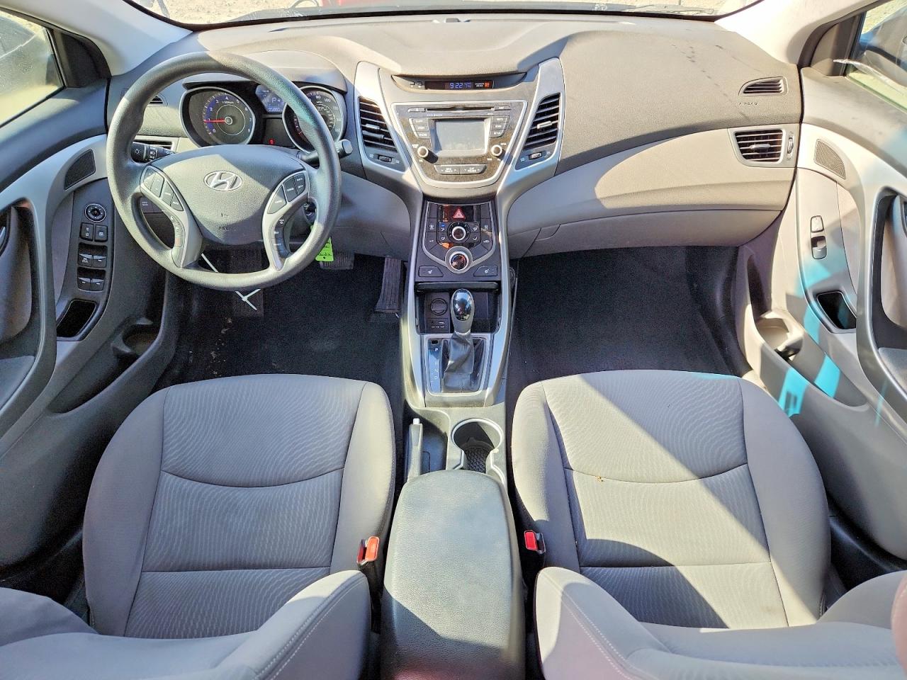 2014 Hyundai Elantra Se Black vin: KMHDH4AE4EU203657