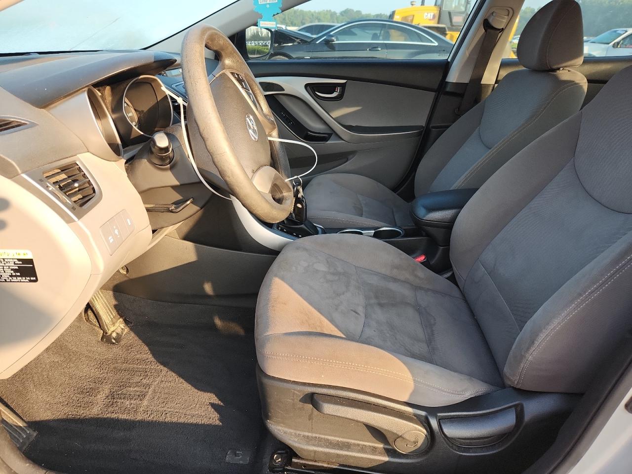 2014 Hyundai Elantra Se Silver vin: KMHDH4AE4EU217106