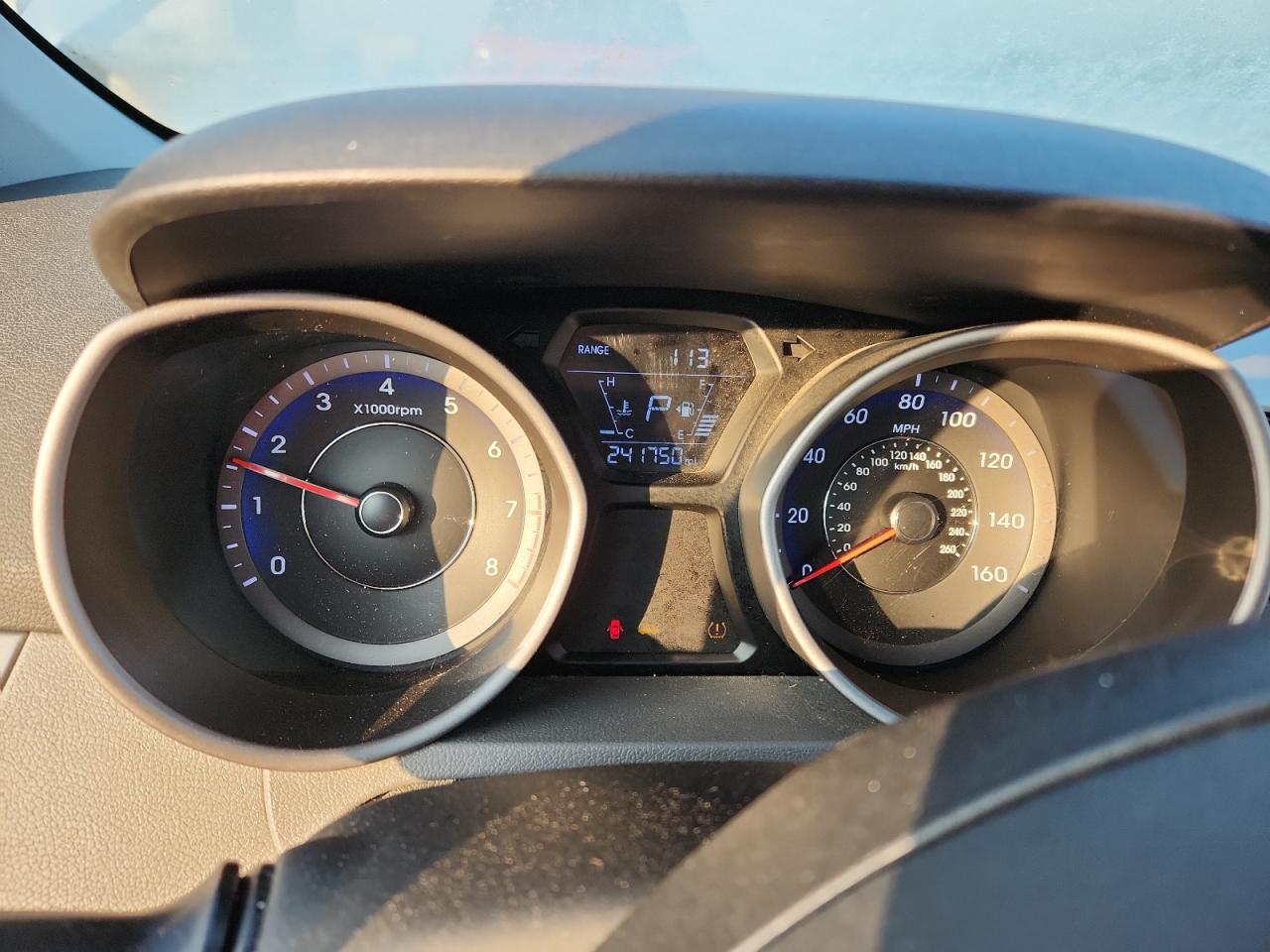 2014 Hyundai Elantra Se Silver vin: KMHDH4AE4EU217106