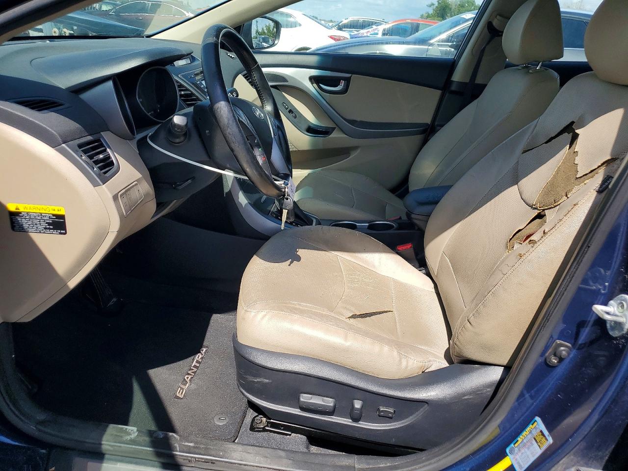 2015 Hyundai Elantra Limited Blue vin: KMHDH4AE4FU222808