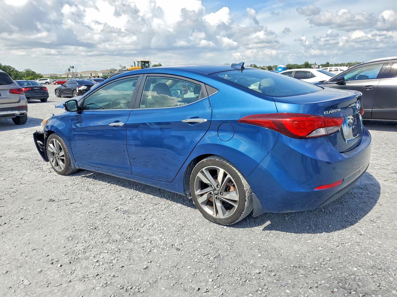 2015 Hyundai Elantra Limited Blue vin: KMHDH4AE4FU222808