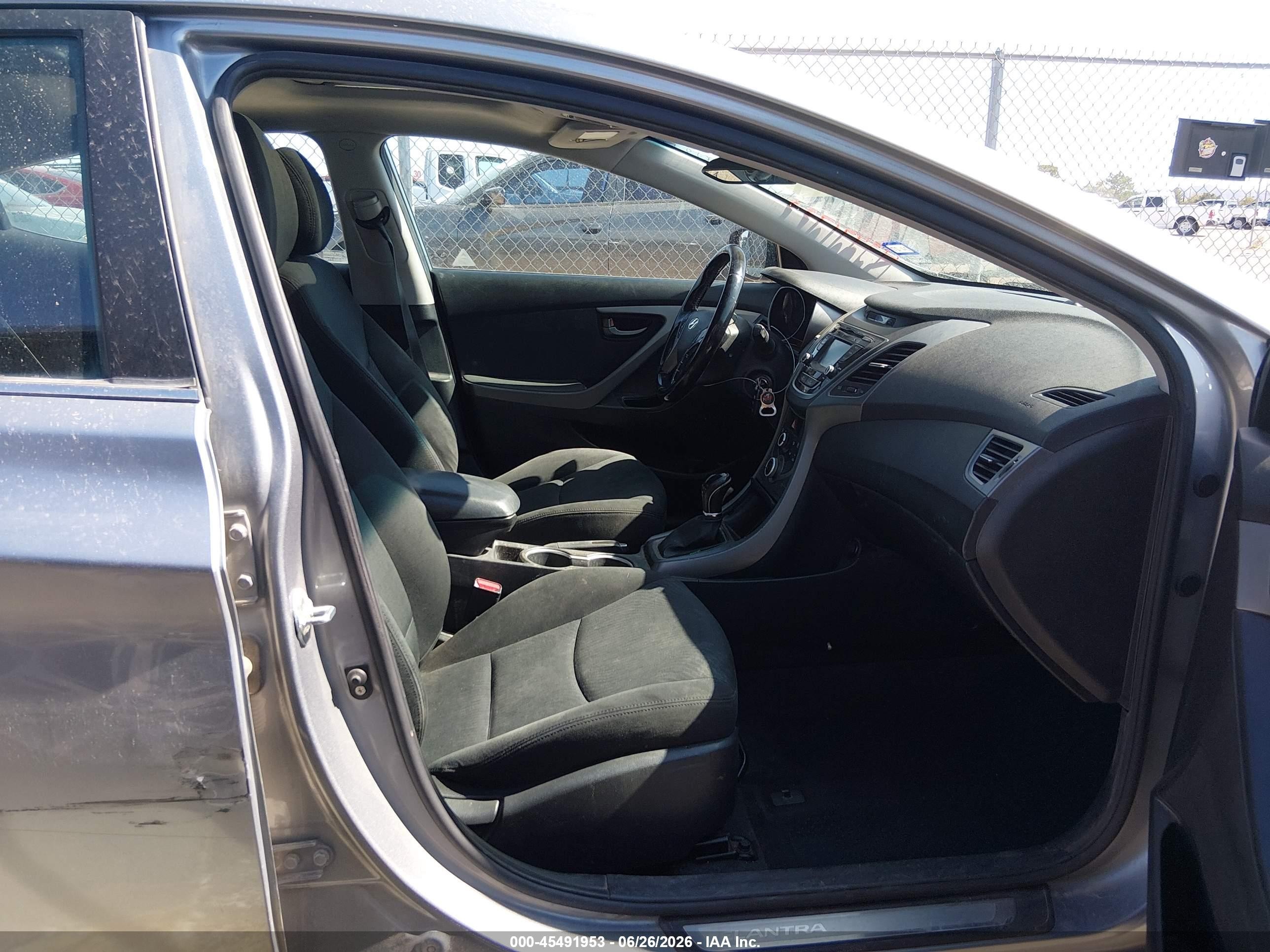 2015 Hyundai Elantra Se Silver vin: KMHDH4AE4FU226177