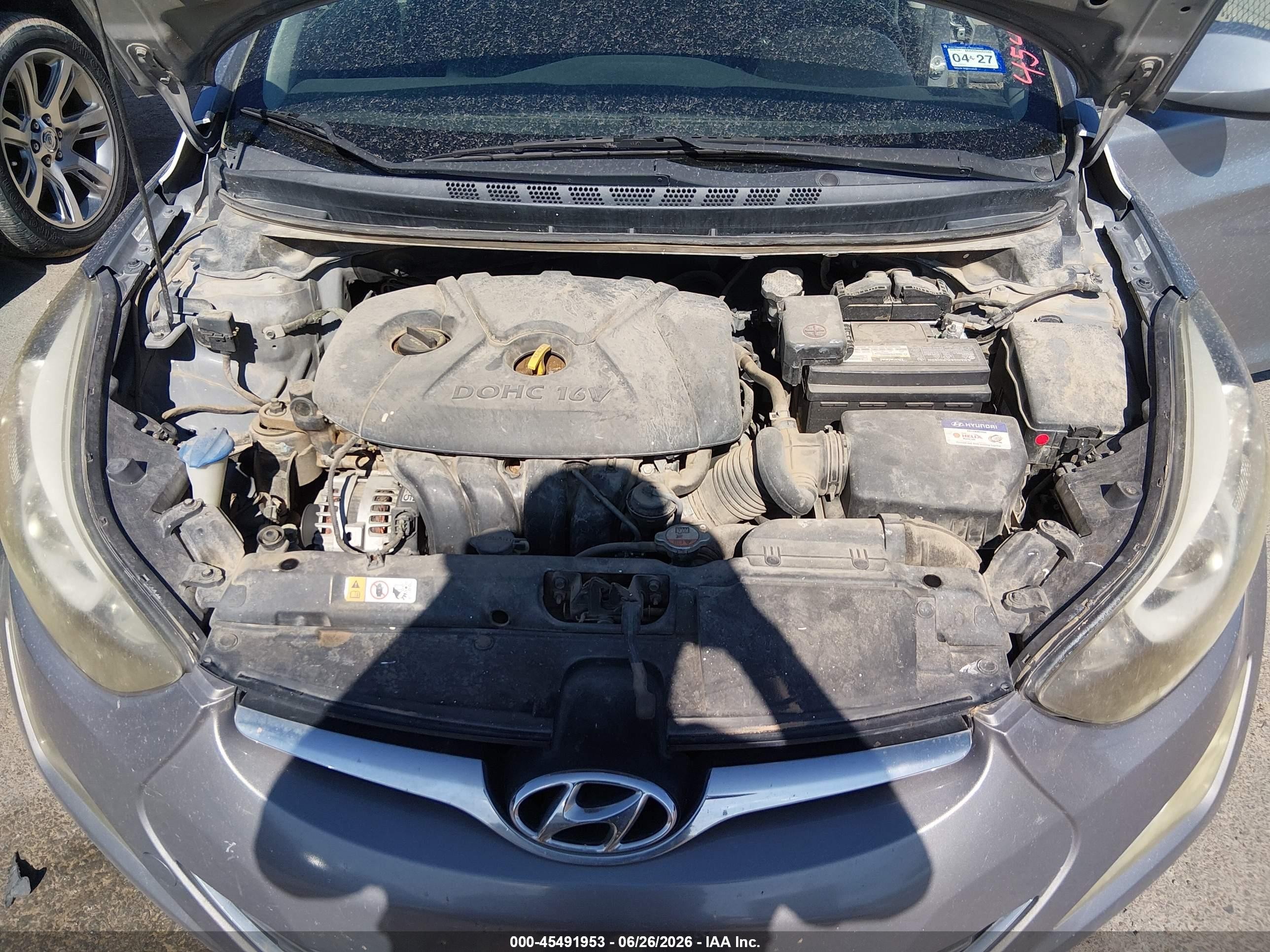 2015 Hyundai Elantra Se Silver vin: KMHDH4AE4FU226177