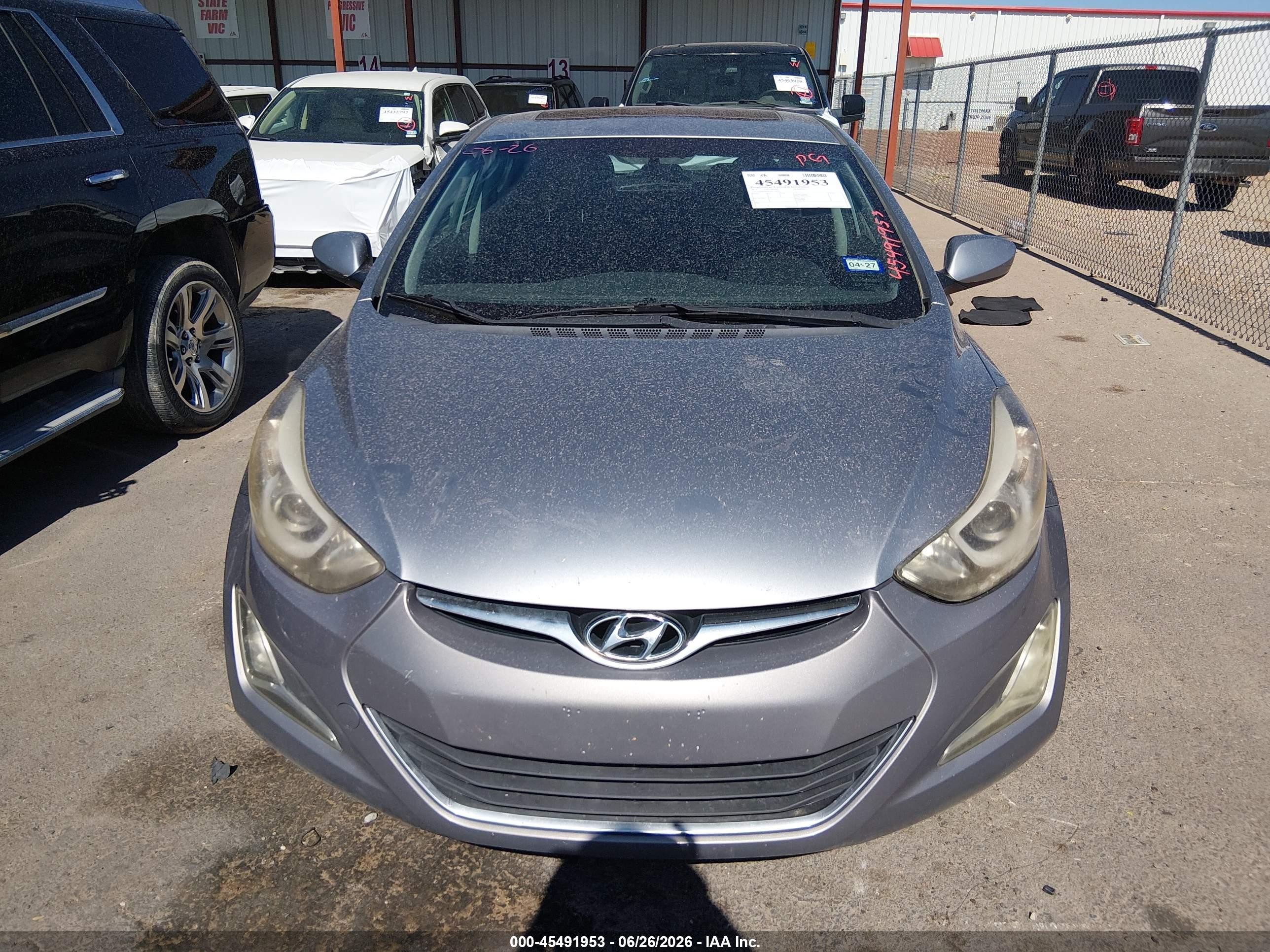 2015 Hyundai Elantra Se Silver vin: KMHDH4AE4FU226177
