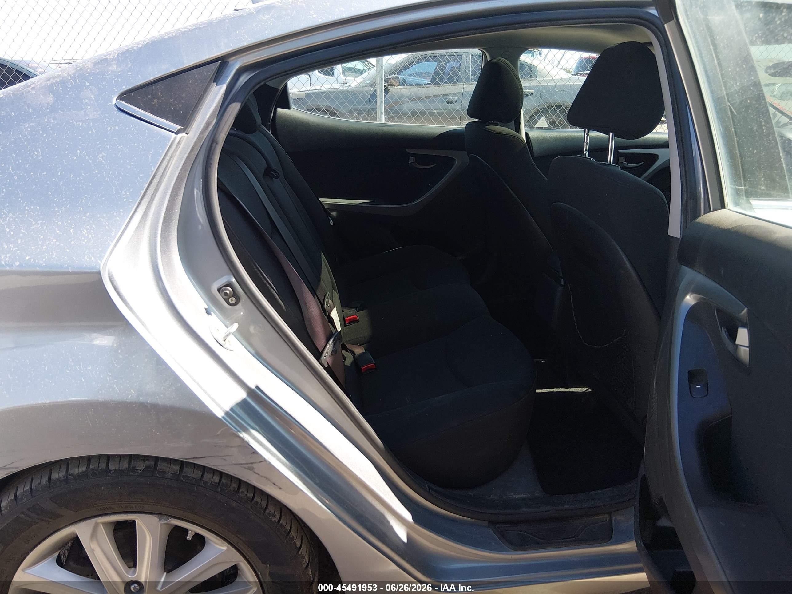 2015 Hyundai Elantra Se Silver vin: KMHDH4AE4FU226177