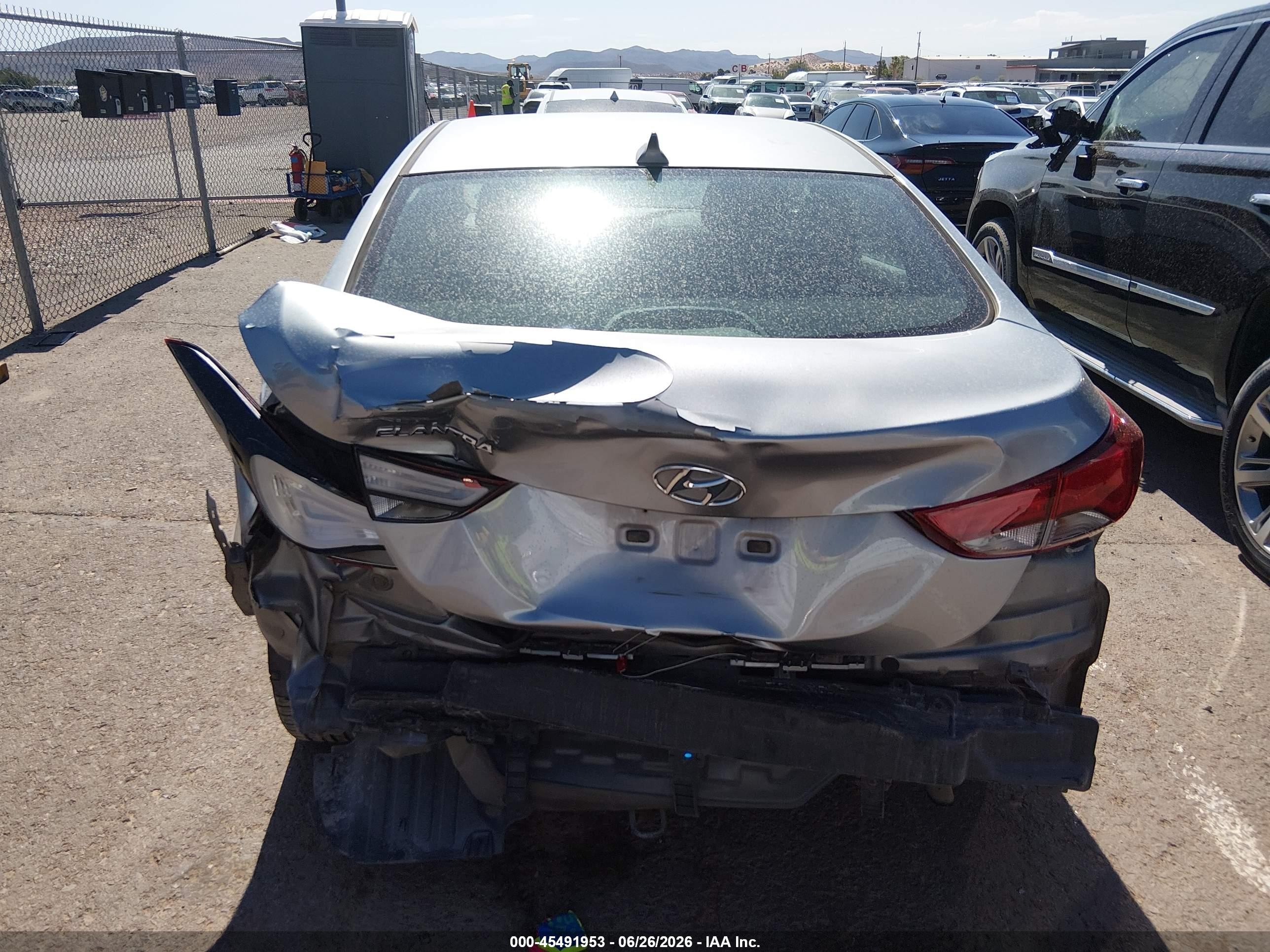 2015 Hyundai Elantra Se Silver vin: KMHDH4AE4FU226177