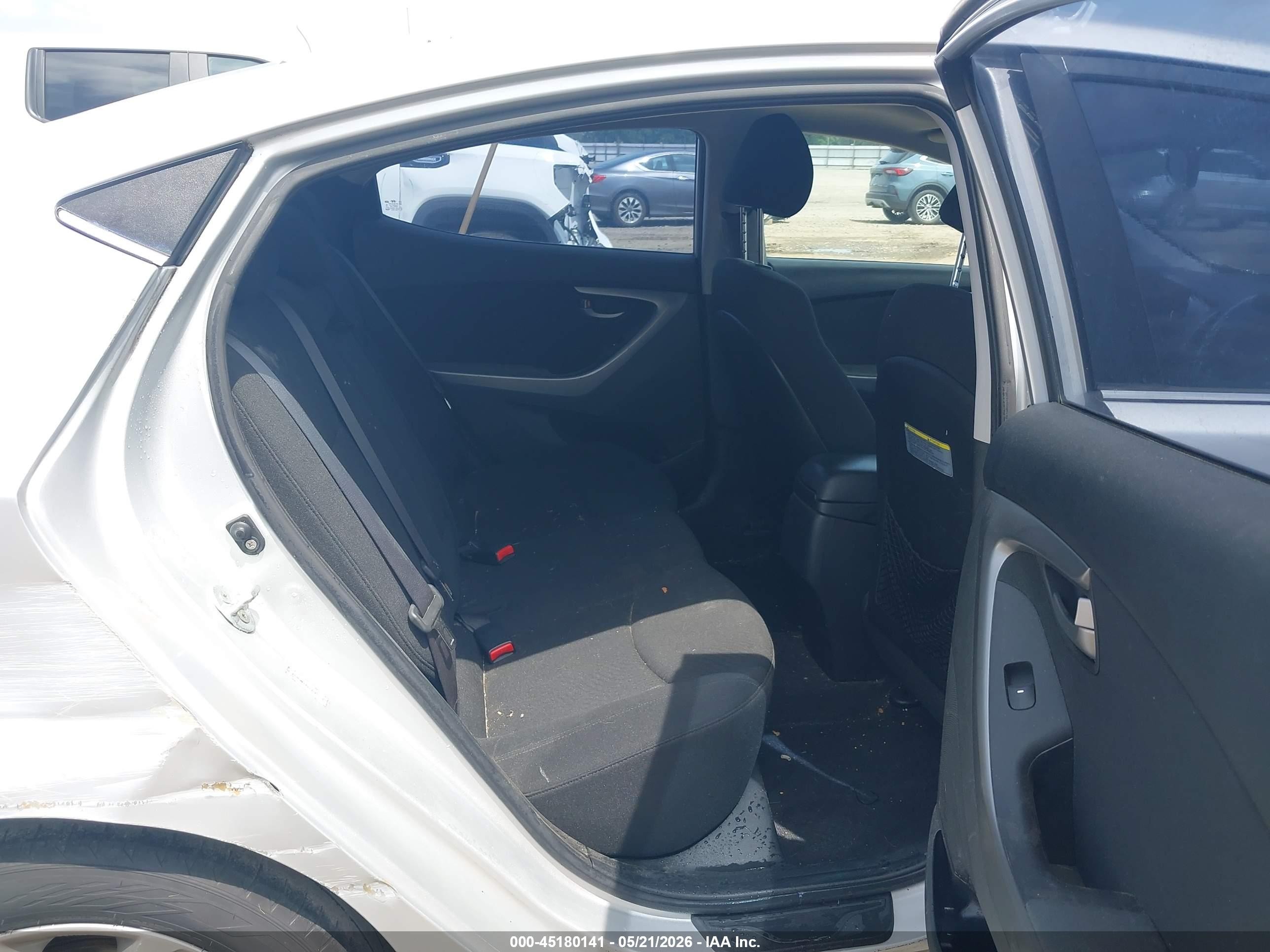 2015 Hyundai Elantra Se Silver vin: KMHDH4AE4FU233159