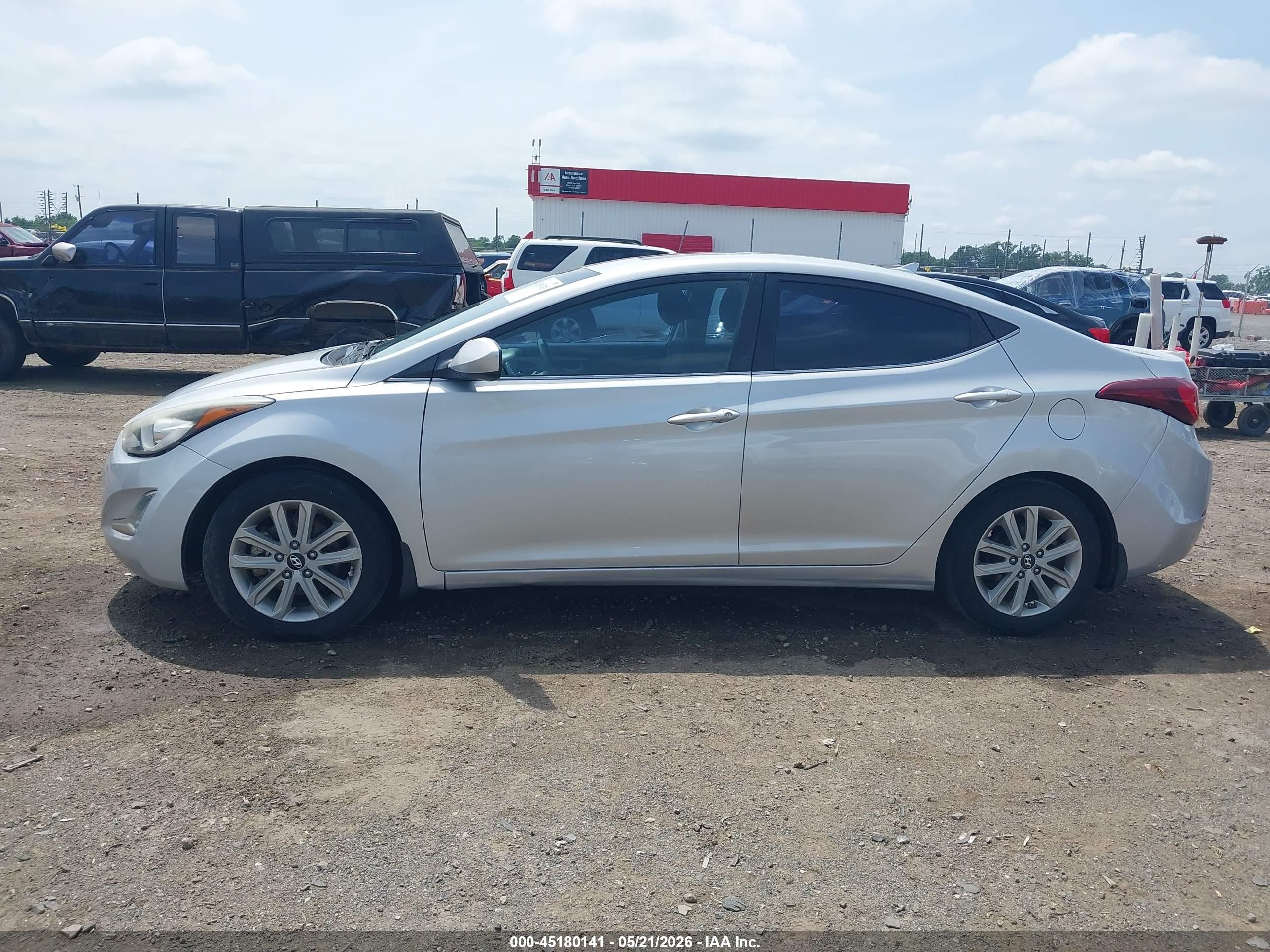 2015 Hyundai Elantra Se Silver vin: KMHDH4AE4FU233159