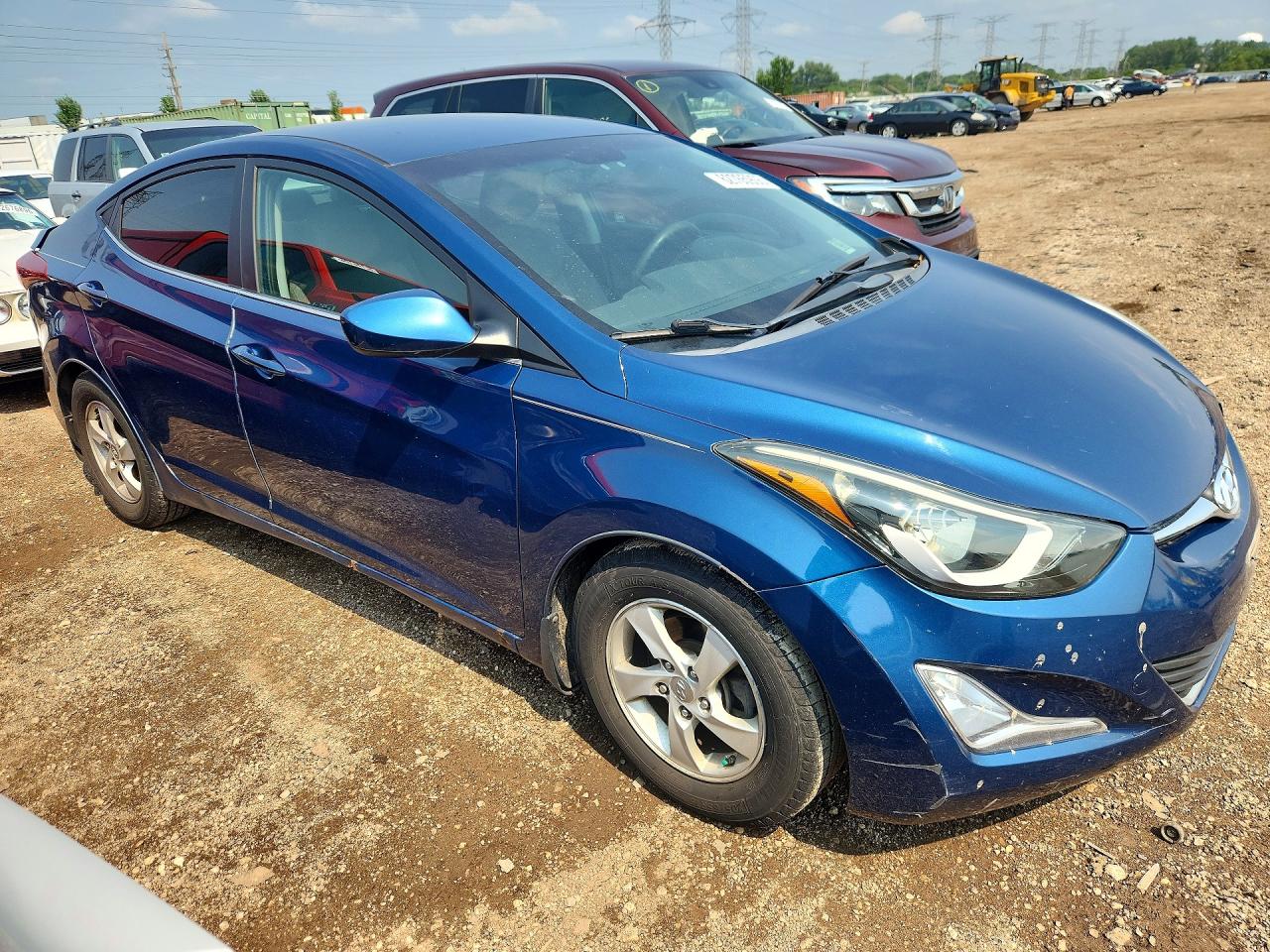 2015 Hyundai Elantra Se Blue vin: KMHDH4AE4FU279252