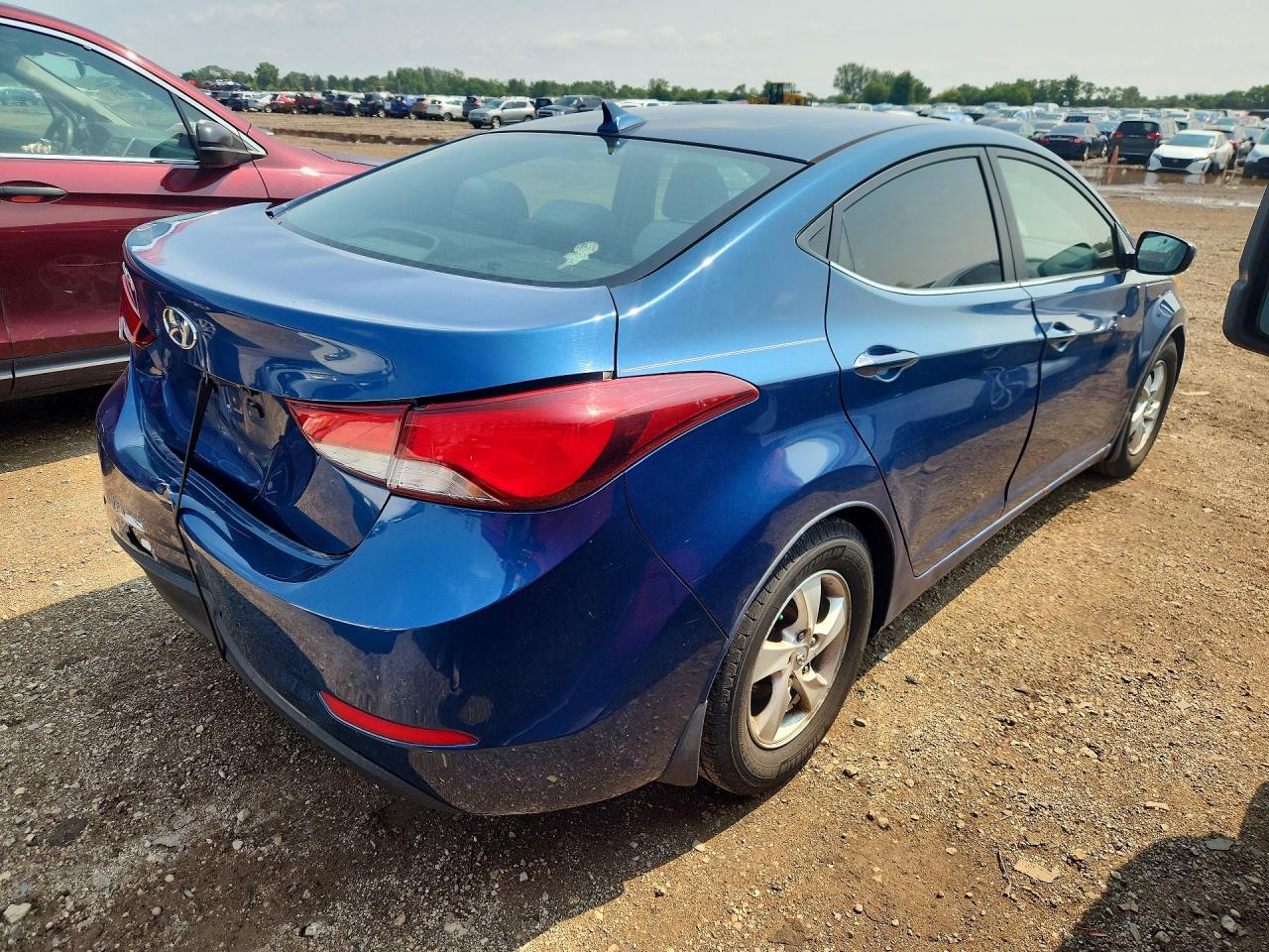 2015 Hyundai Elantra Se Blue vin: KMHDH4AE4FU279252
