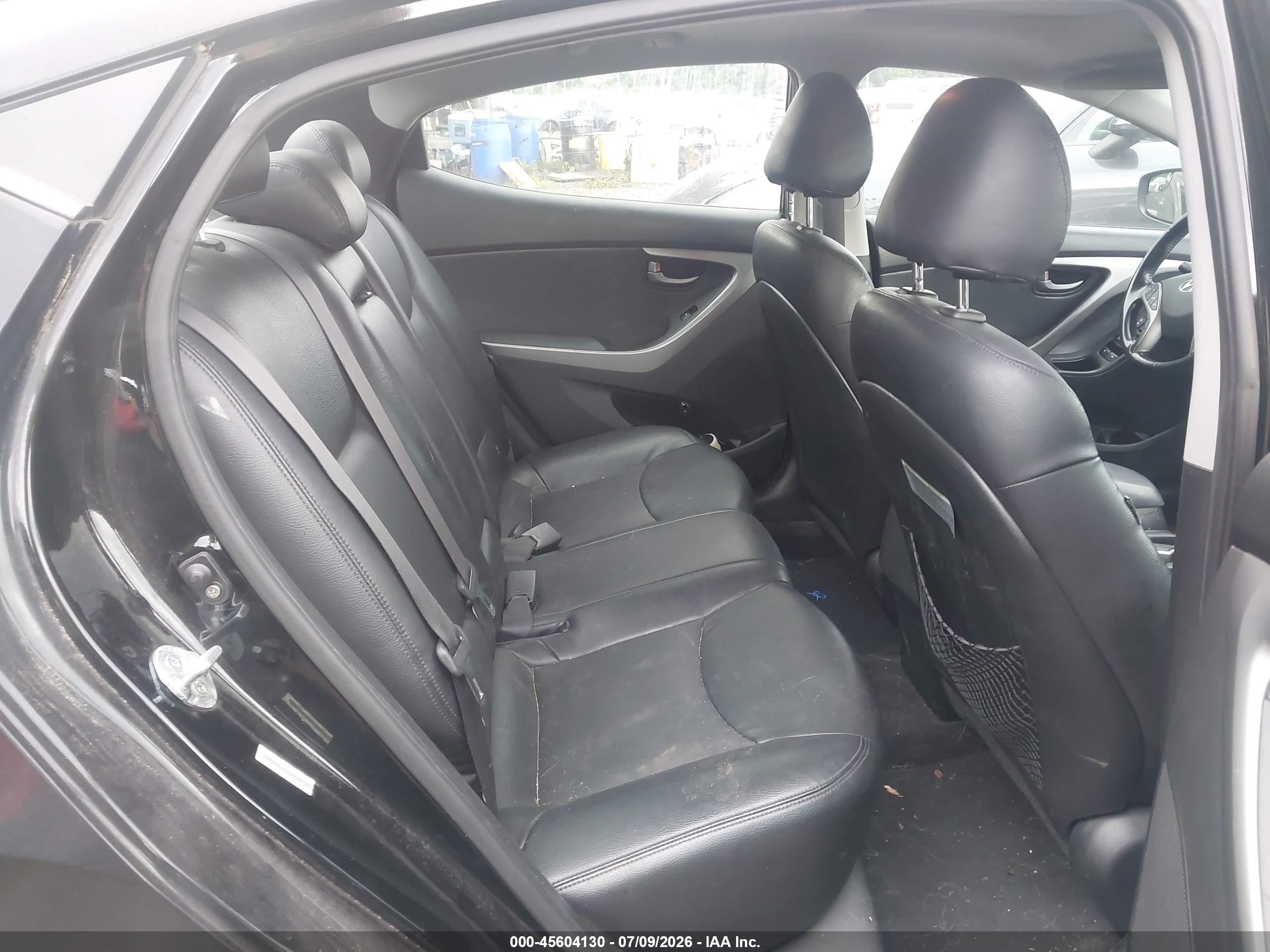 2015 Hyundai Elantra Se Черный vin: KMHDH4AE4FU286122