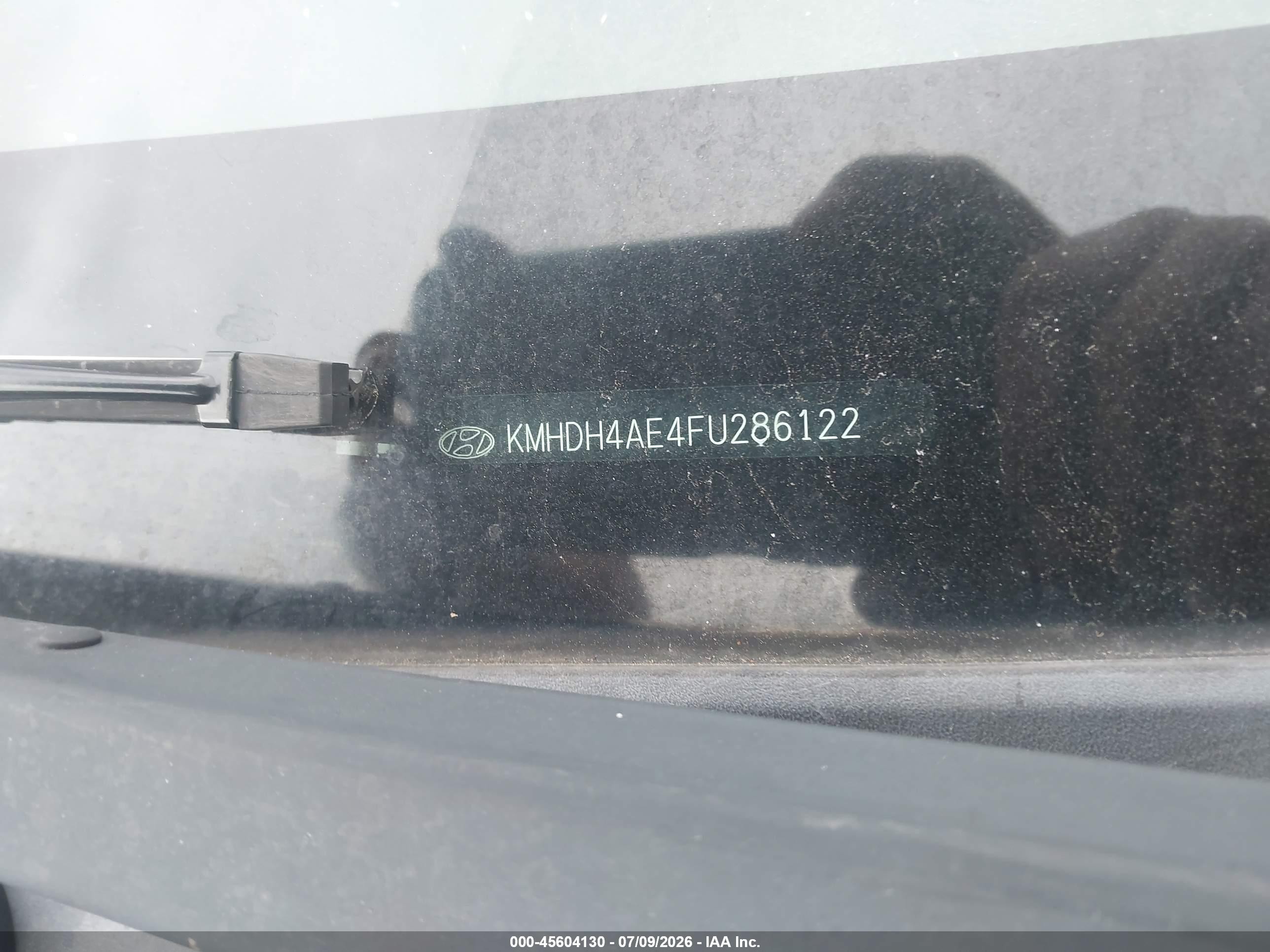 2015 Hyundai Elantra Se Черный vin: KMHDH4AE4FU286122
