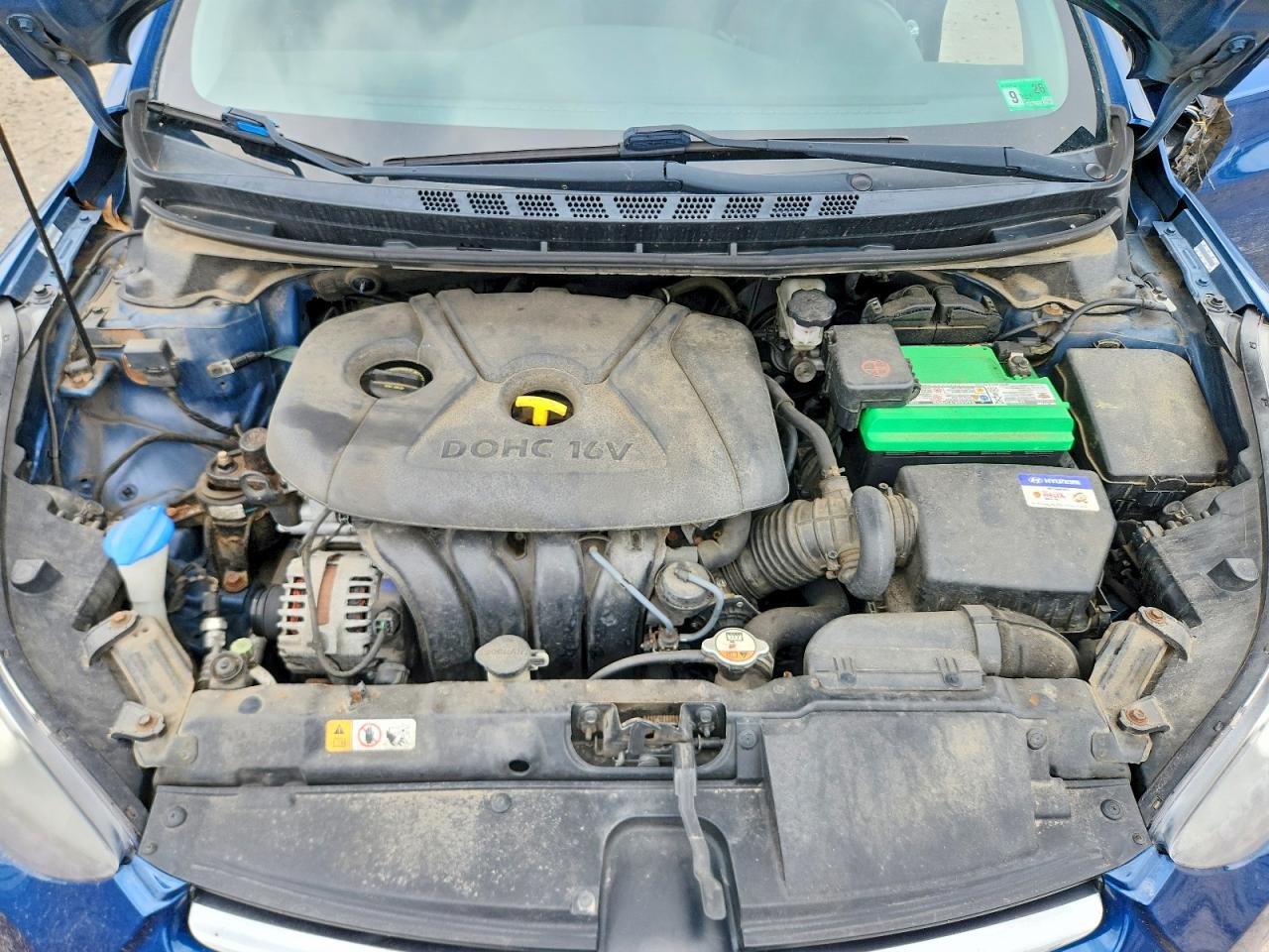 2015 Hyundai Elantra Se Blue vin: KMHDH4AE4FU297802