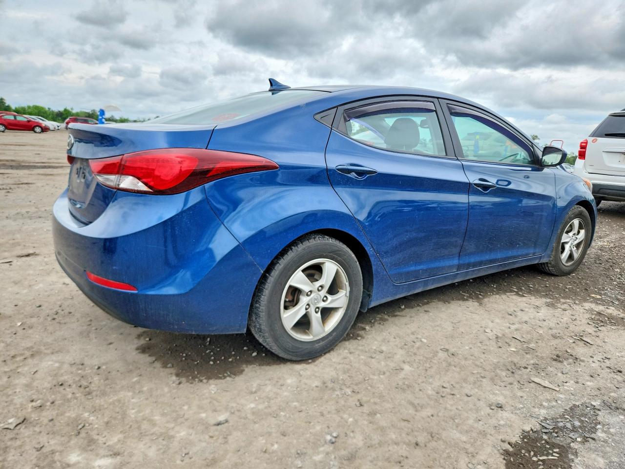 2015 Hyundai Elantra Se Blue vin: KMHDH4AE4FU297802