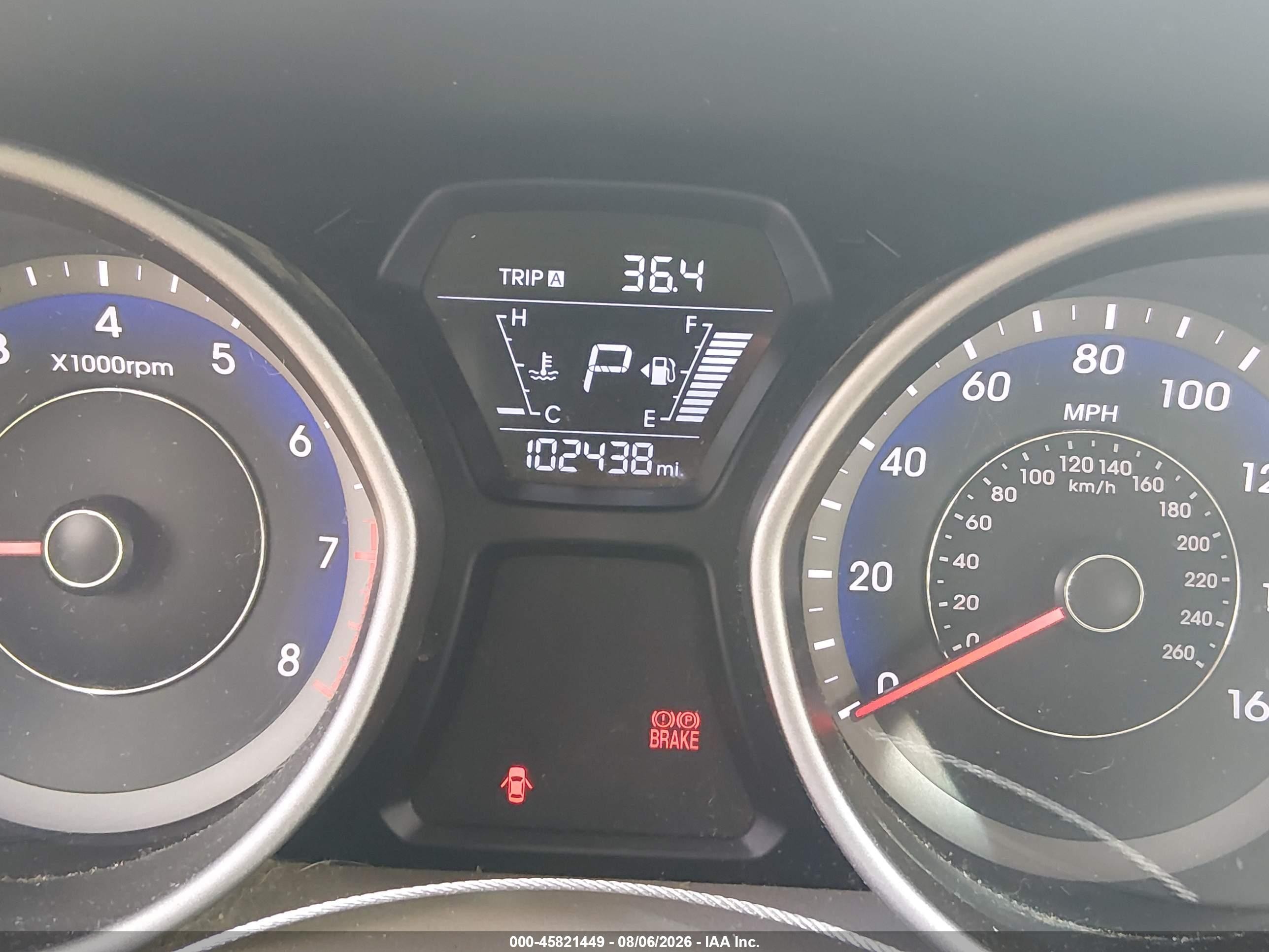 2015 Hyundai Elantra Se Blue vin: KMHDH4AE4FU298206