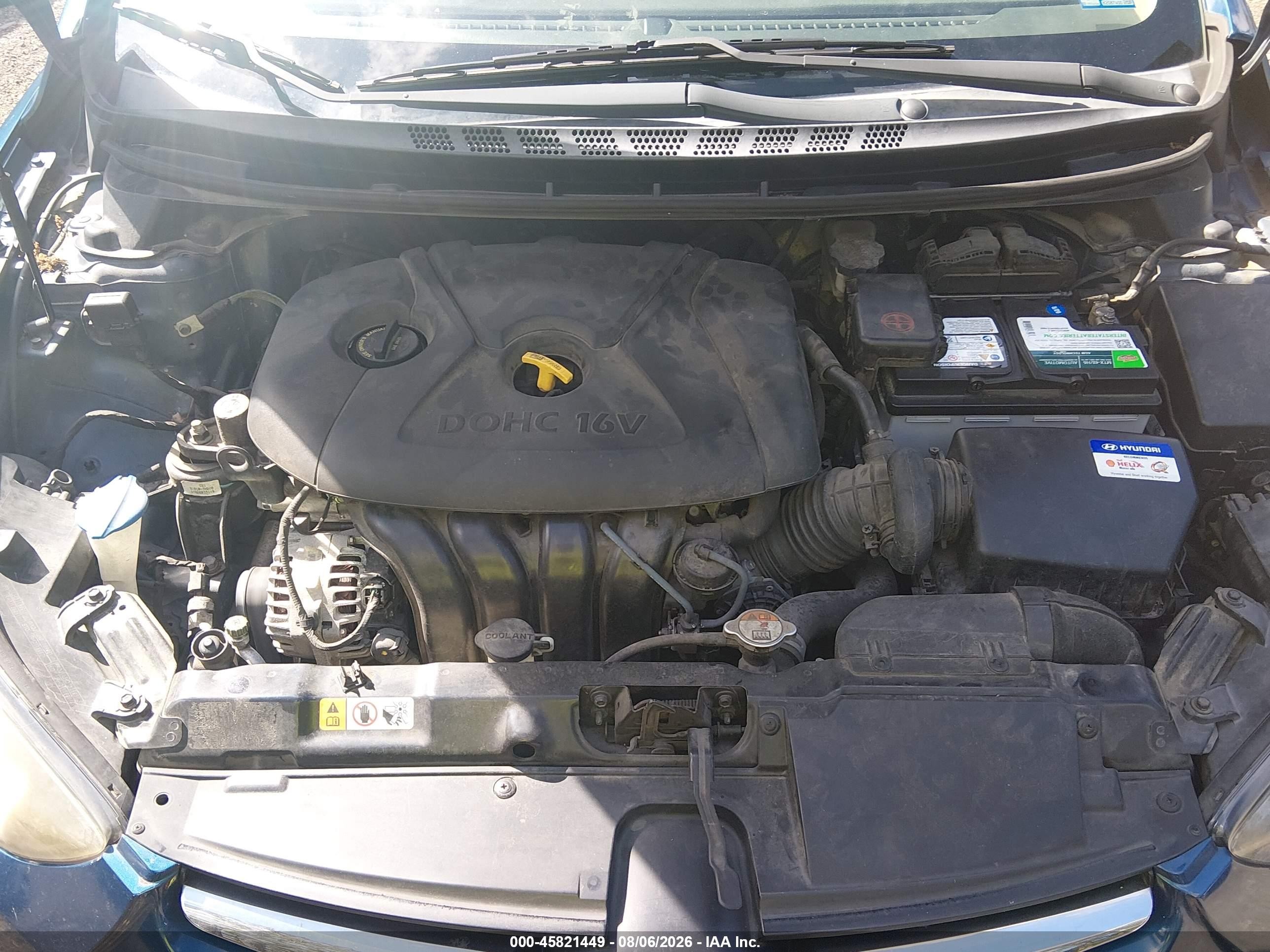 2015 Hyundai Elantra Se Blue vin: KMHDH4AE4FU298206