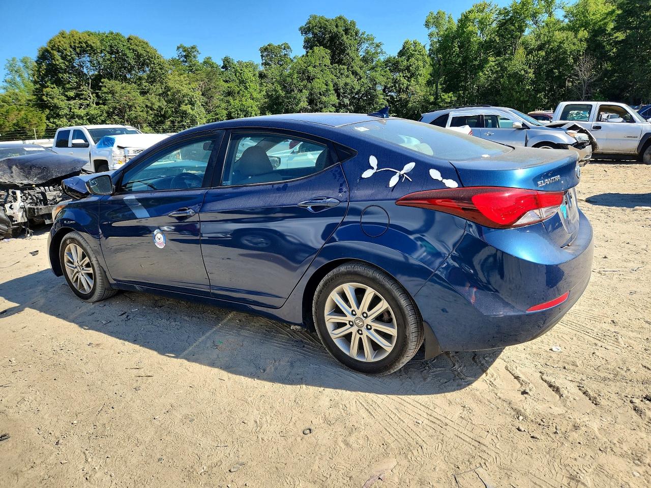 2015 Hyundai Elantra Se Blue vin: KMHDH4AE4FU298464