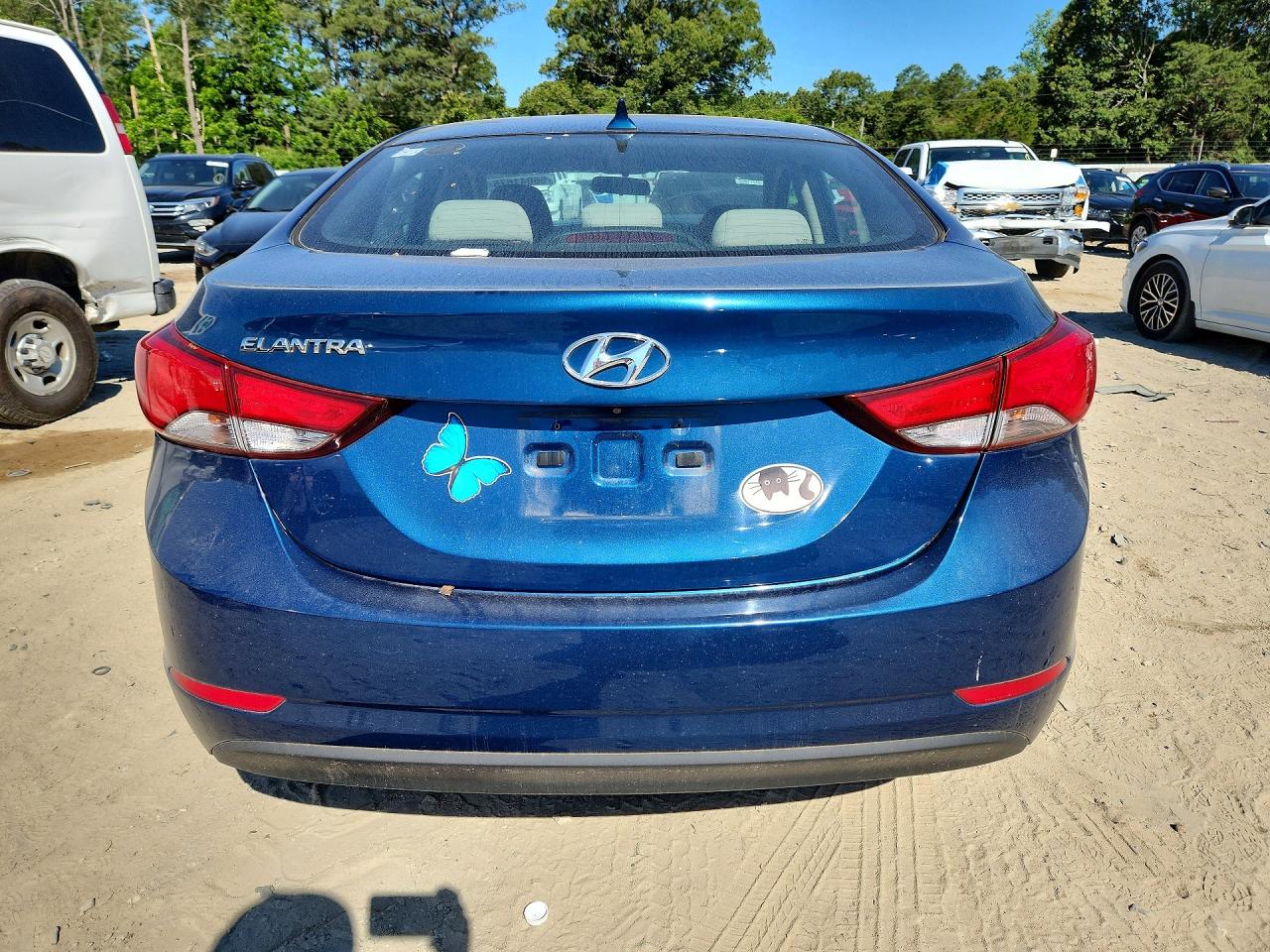 2015 Hyundai Elantra Se Blue vin: KMHDH4AE4FU298464