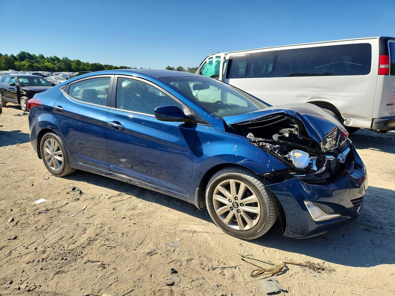 2015 Hyundai Elantra Se Blue vin: KMHDH4AE4FU298464