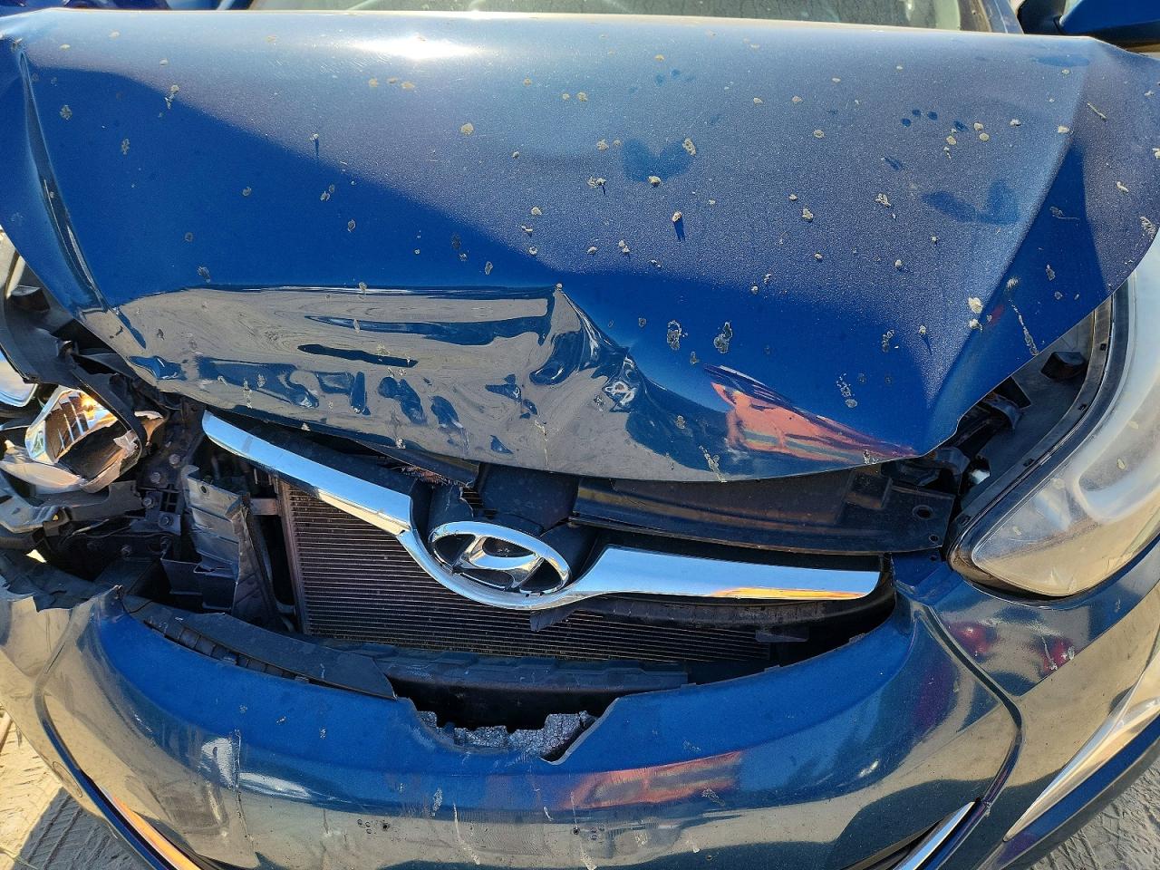 2015 Hyundai Elantra Se Blue vin: KMHDH4AE4FU298464