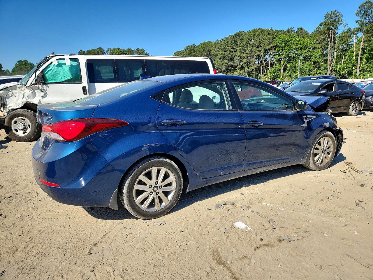 2015 Hyundai Elantra Se Blue vin: KMHDH4AE4FU298464