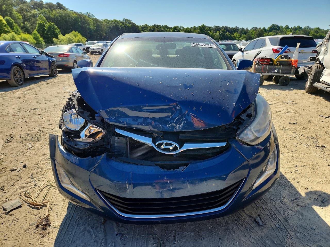 2015 Hyundai Elantra Se Blue vin: KMHDH4AE4FU298464