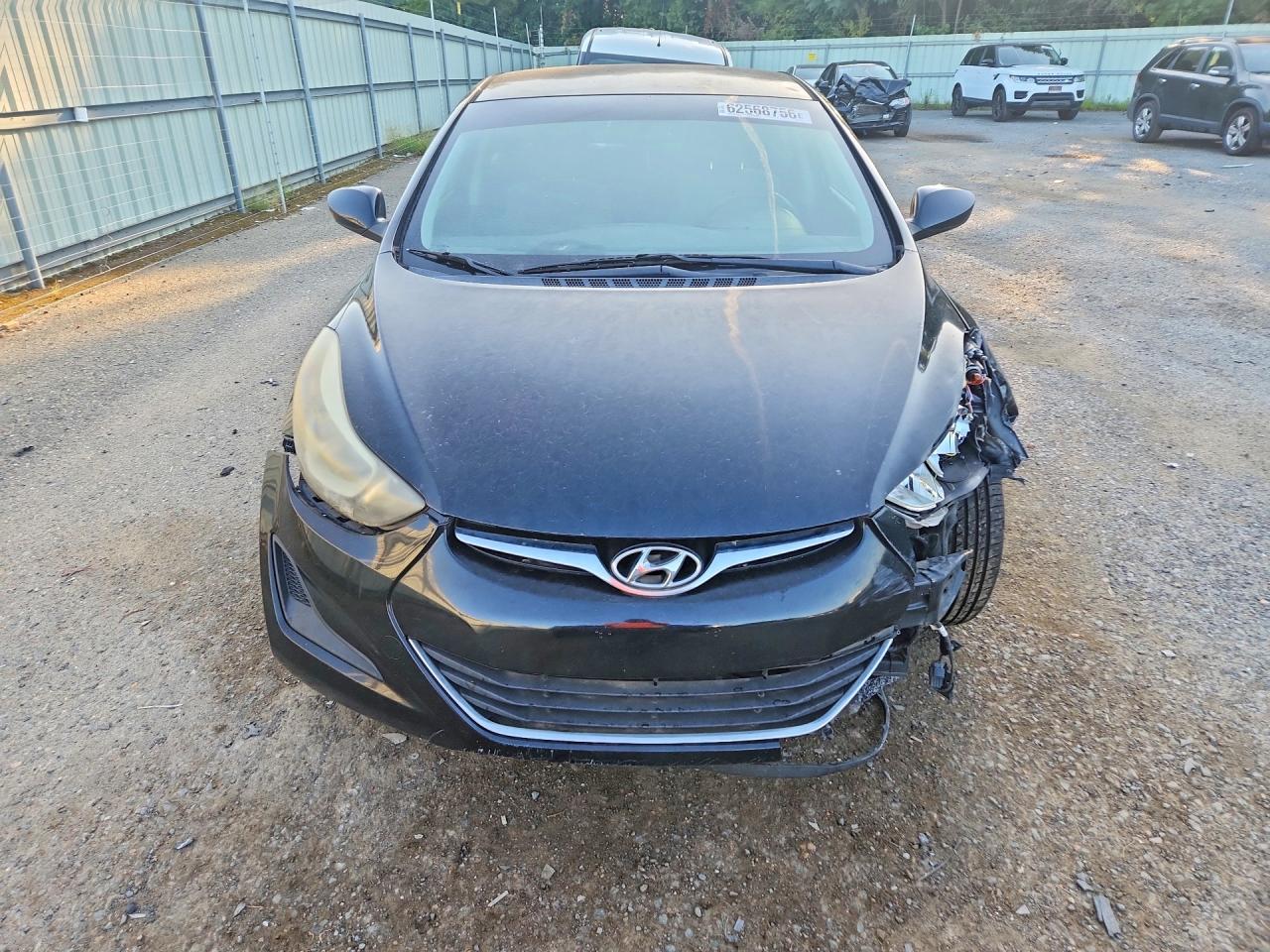 2015 Hyundai Elantra Se Black vin: KMHDH4AE4FU303016