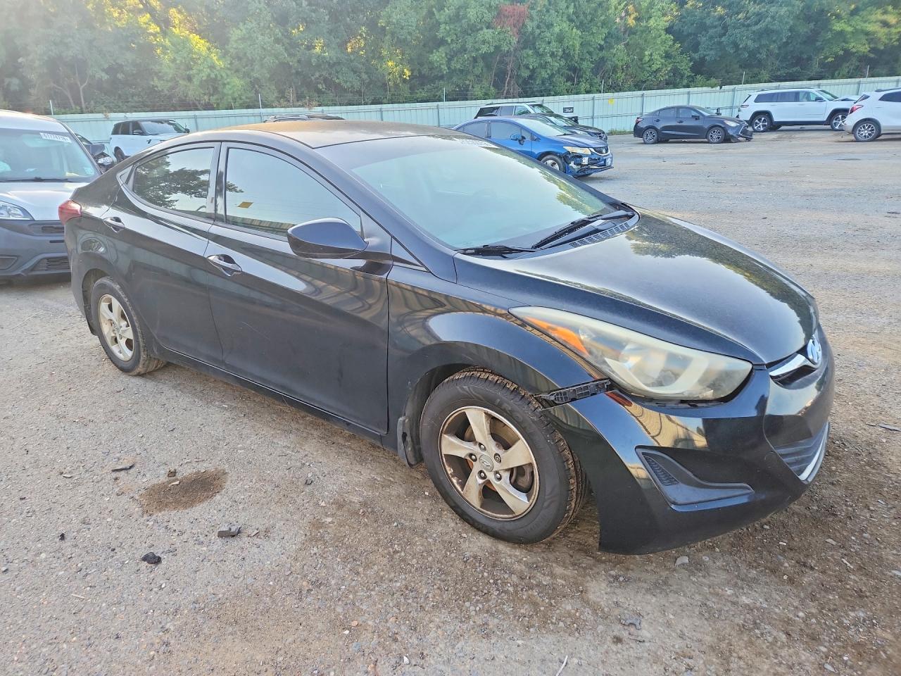 2015 Hyundai Elantra Se Black vin: KMHDH4AE4FU303016