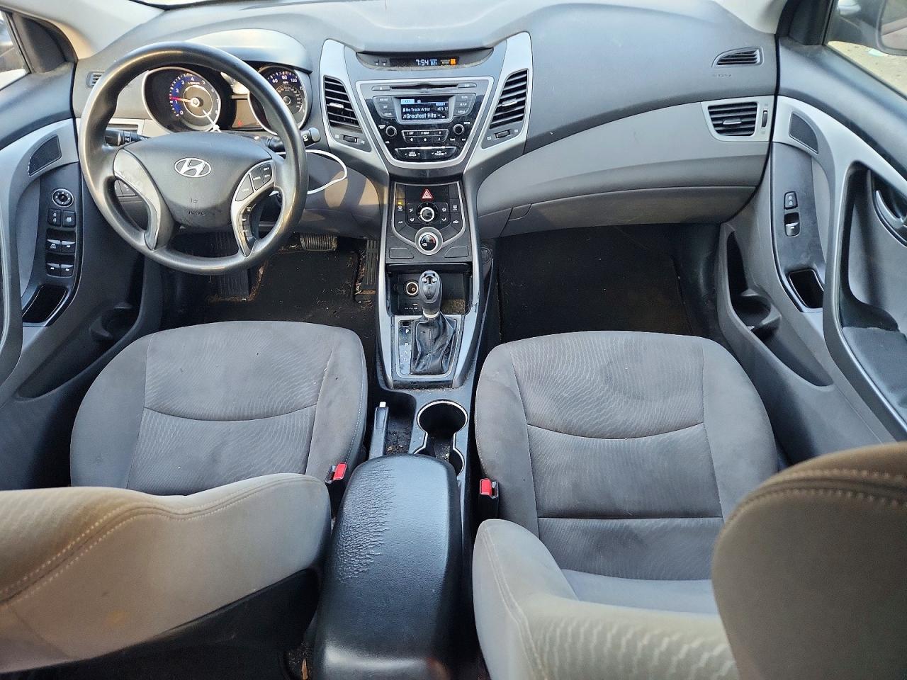 2015 Hyundai Elantra Se Black vin: KMHDH4AE4FU303016