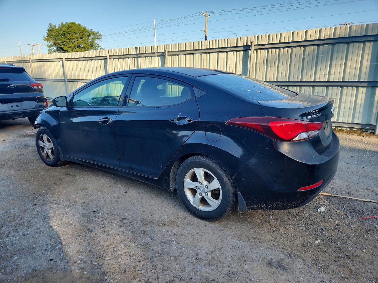 2015 Hyundai Elantra Se Black vin: KMHDH4AE4FU303016