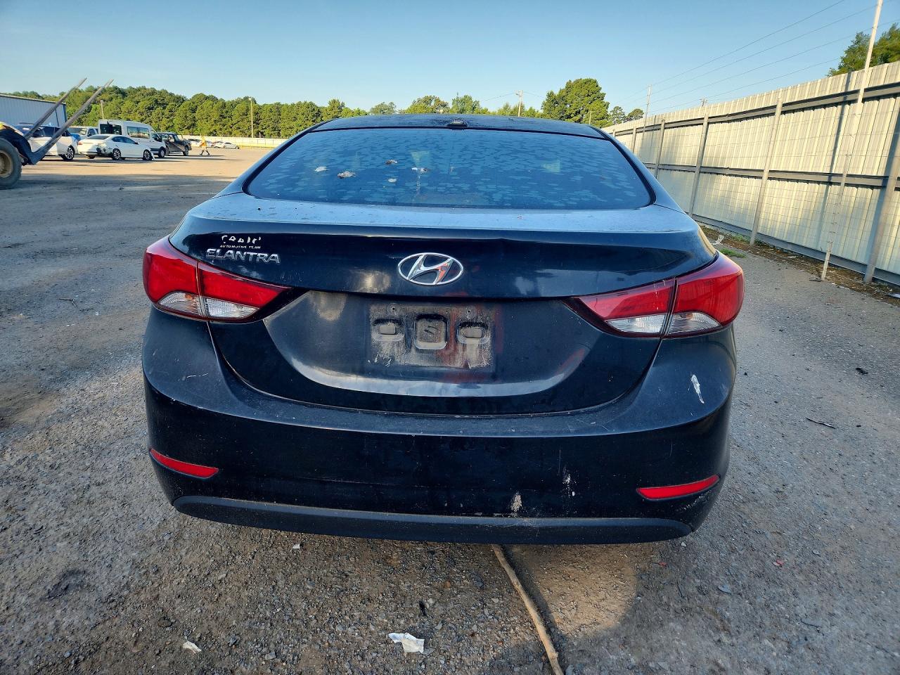 2015 Hyundai Elantra Se Black vin: KMHDH4AE4FU303016