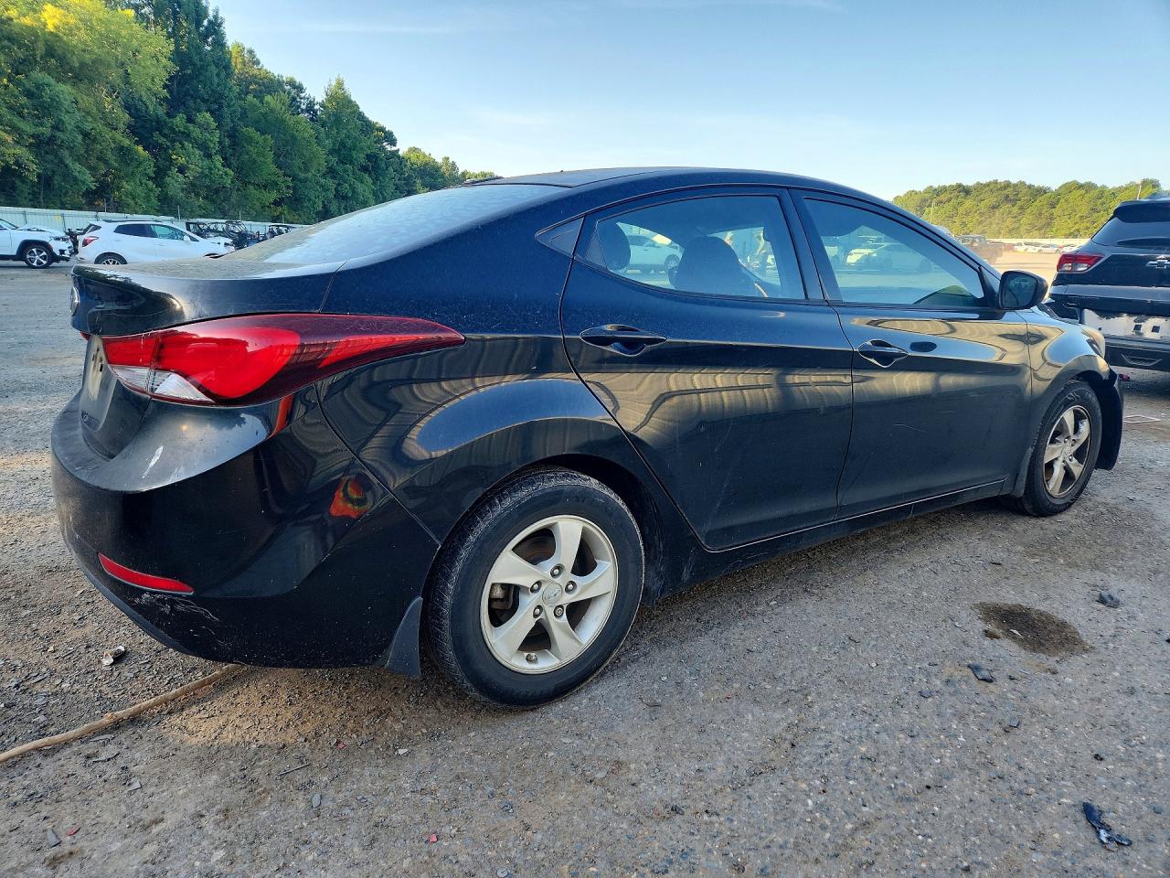 2015 Hyundai Elantra Se Black vin: KMHDH4AE4FU303016