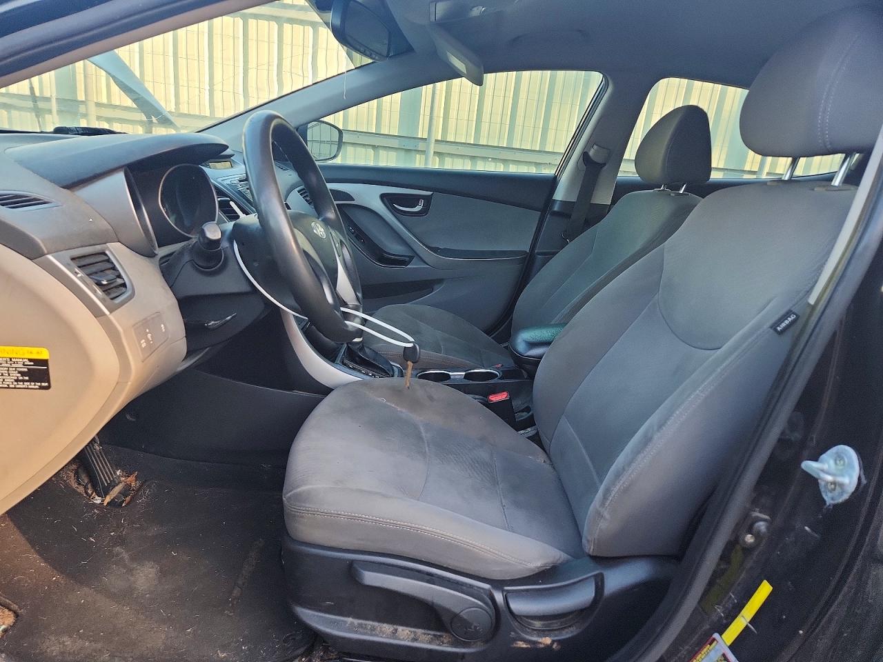 2015 Hyundai Elantra Se Black vin: KMHDH4AE4FU303016