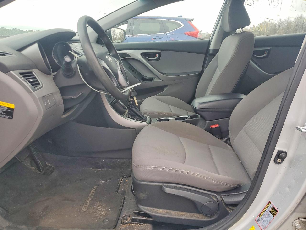 2015 Hyundai Elantra Se Silver vin: KMHDH4AE4FU352832