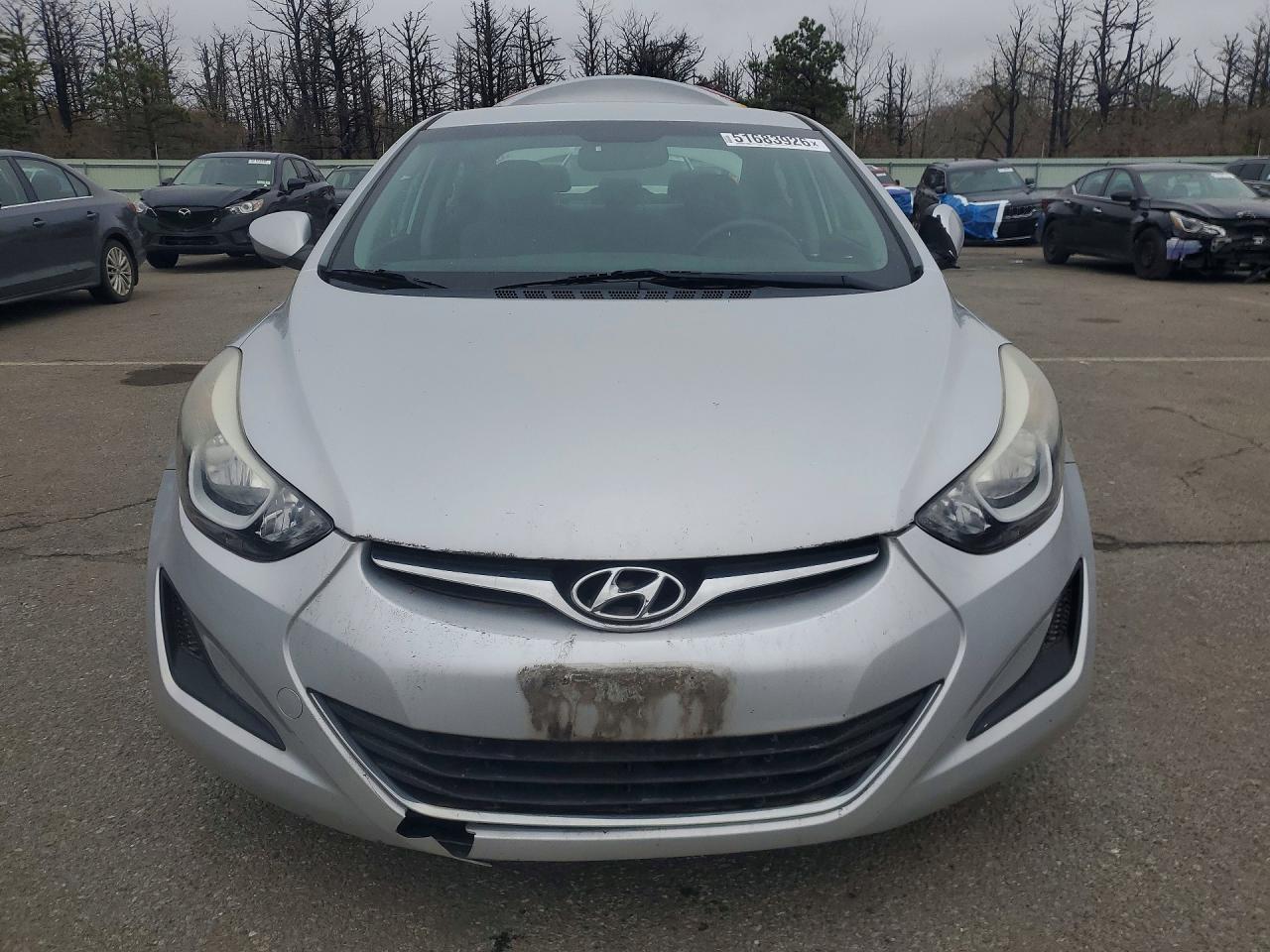 2015 Hyundai Elantra Se Silver vin: KMHDH4AE4FU352832