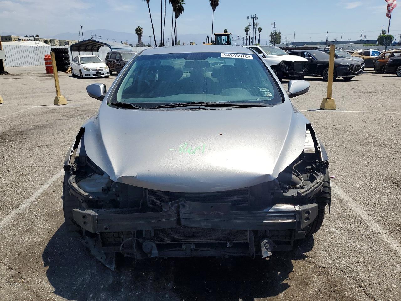 2015 Hyundai Elantra Se Gray vin: KMHDH4AE4FU353821