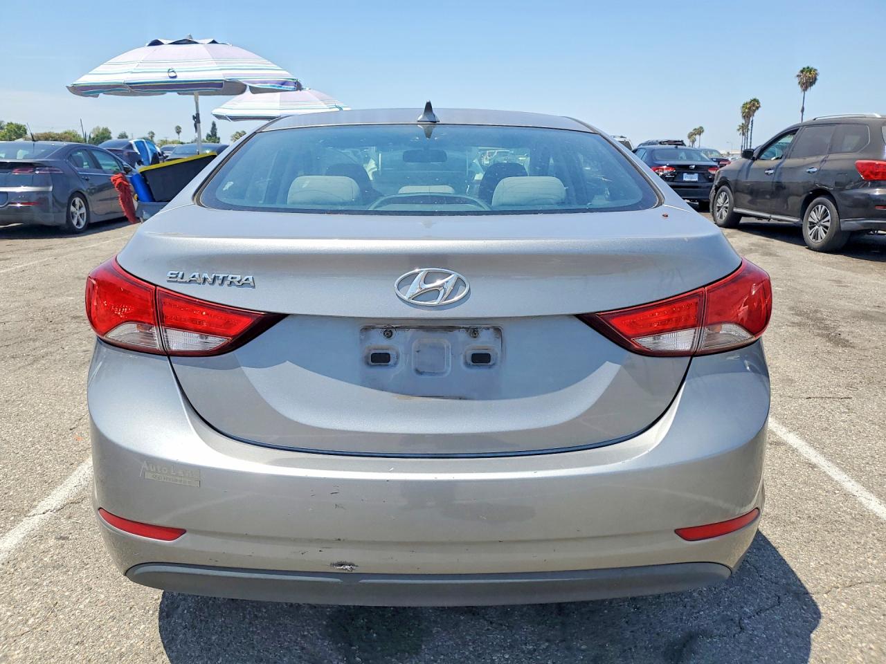 2015 Hyundai Elantra Se Gray vin: KMHDH4AE4FU353821