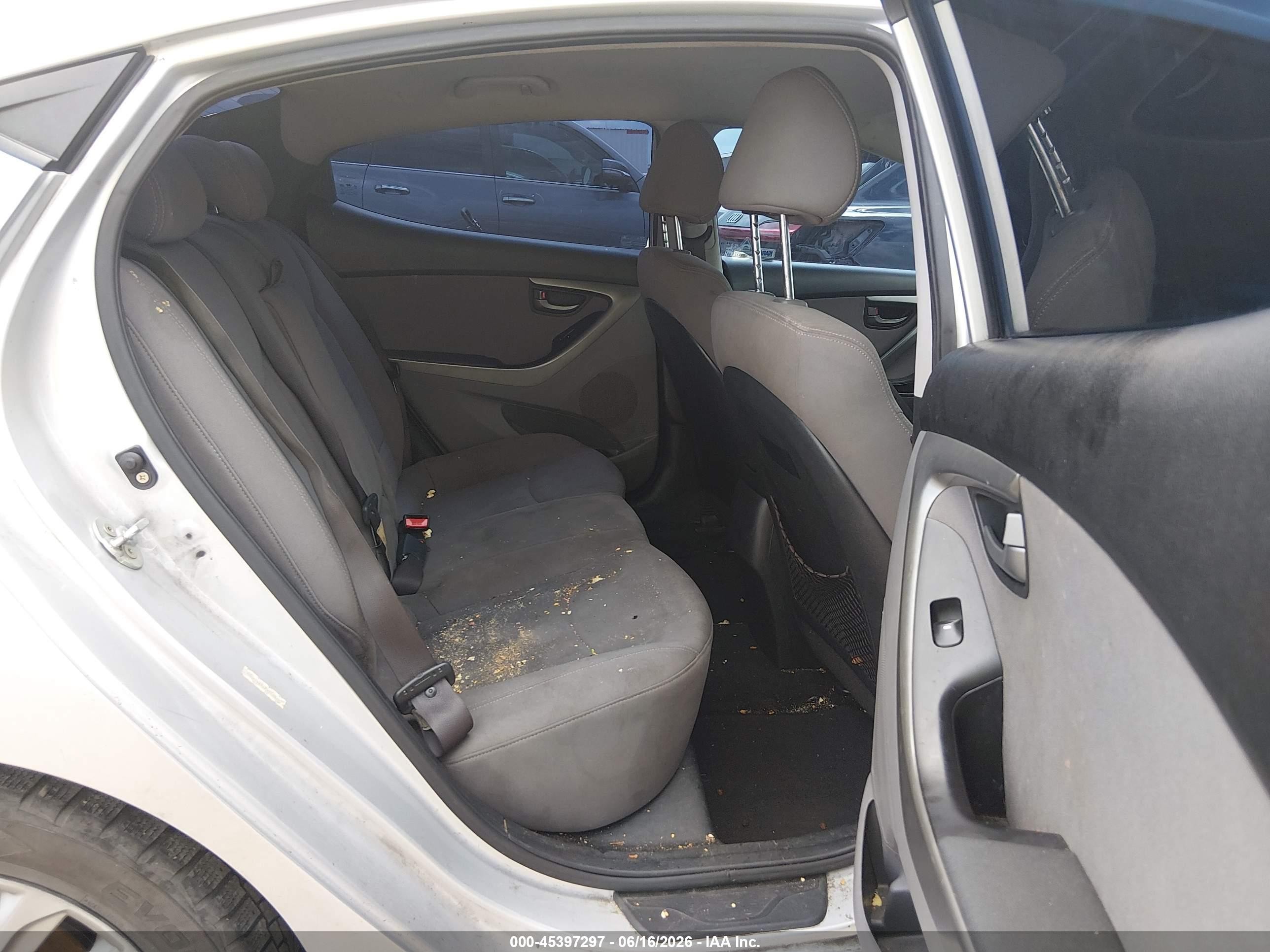 2015 Hyundai Elantra Se Silver vin: KMHDH4AE4FU355570