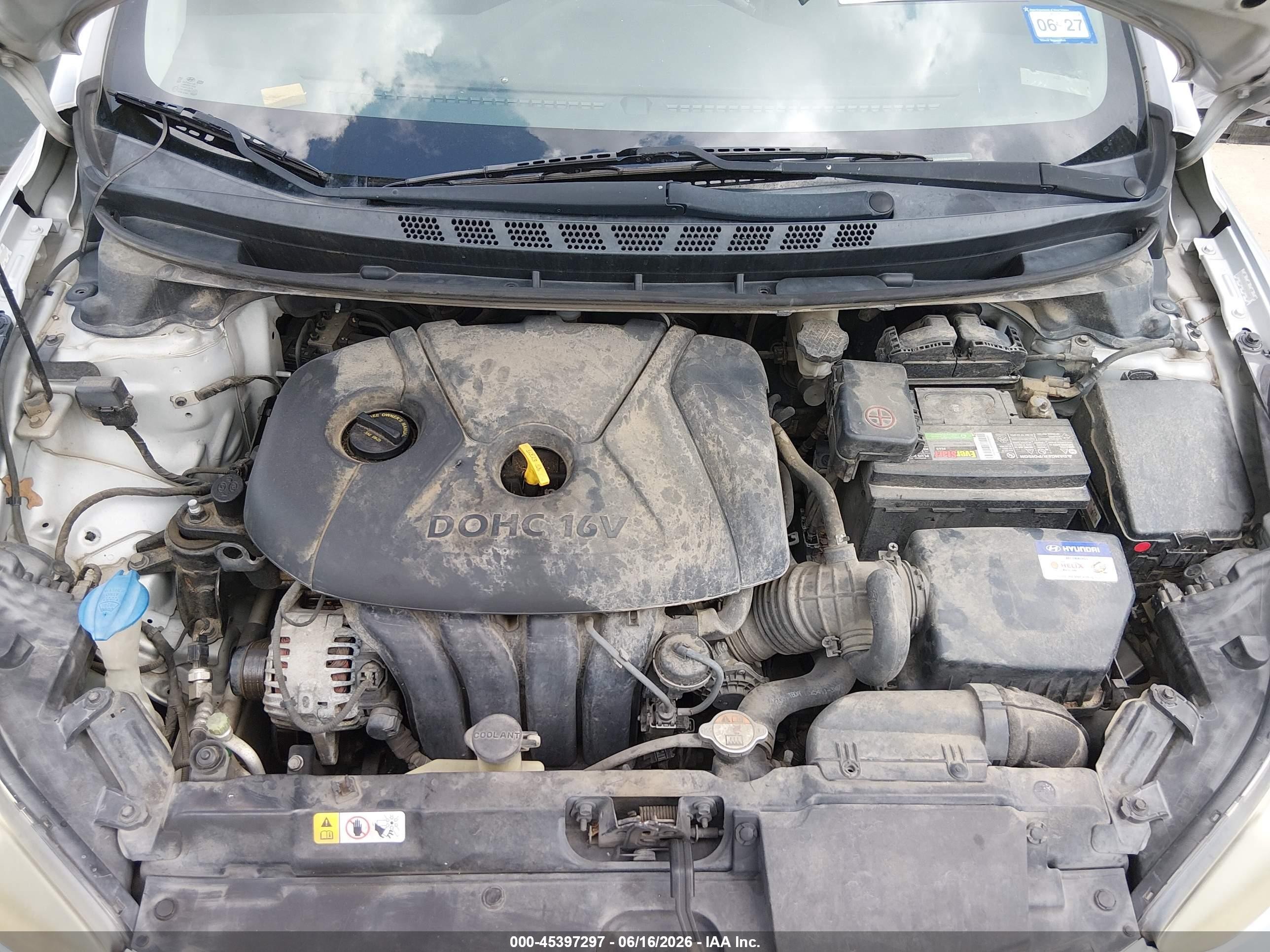 2015 Hyundai Elantra Se Silver vin: KMHDH4AE4FU355570