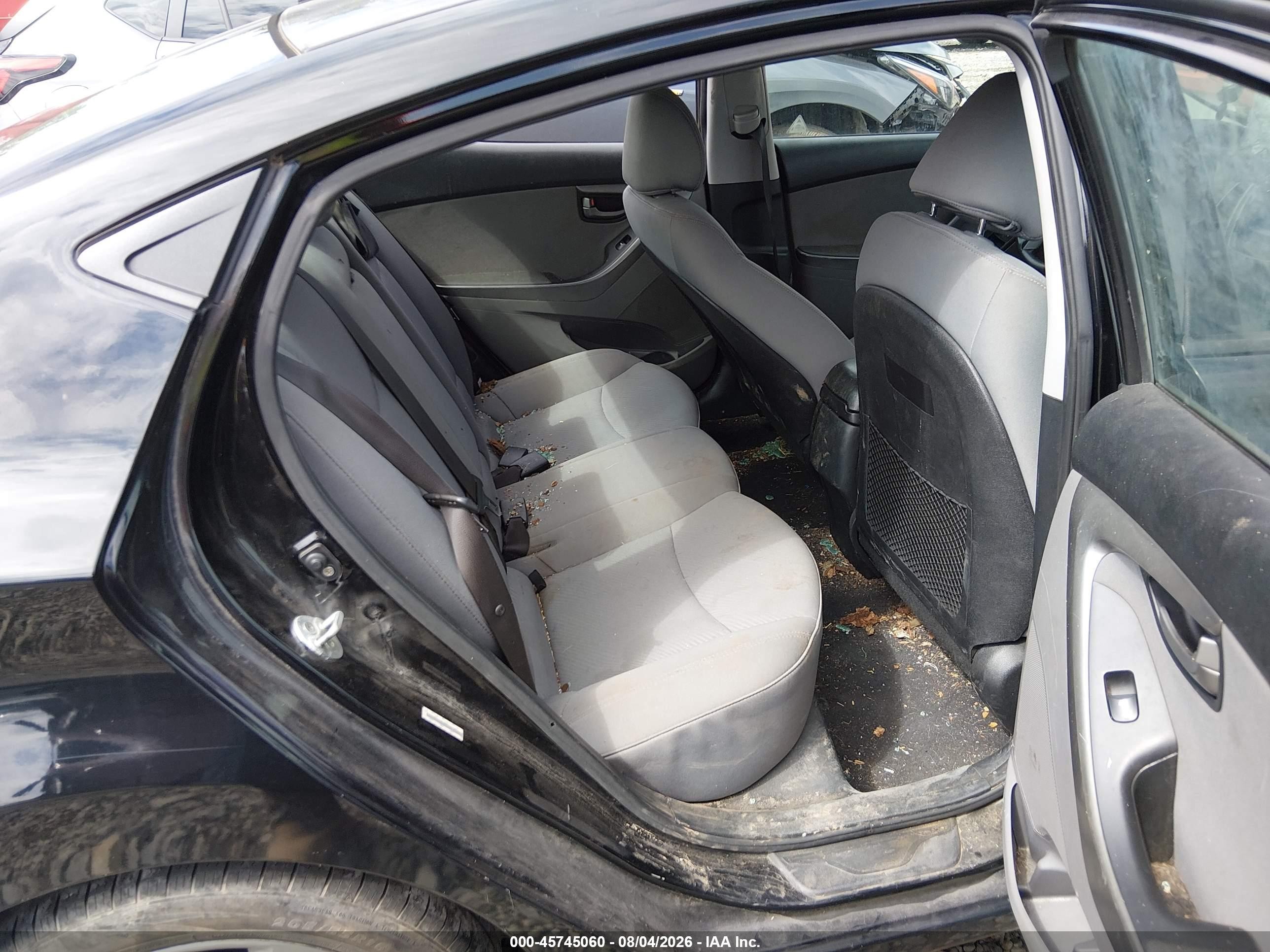 2015 Hyundai Elantra Se Черный vin: KMHDH4AE4FU379531