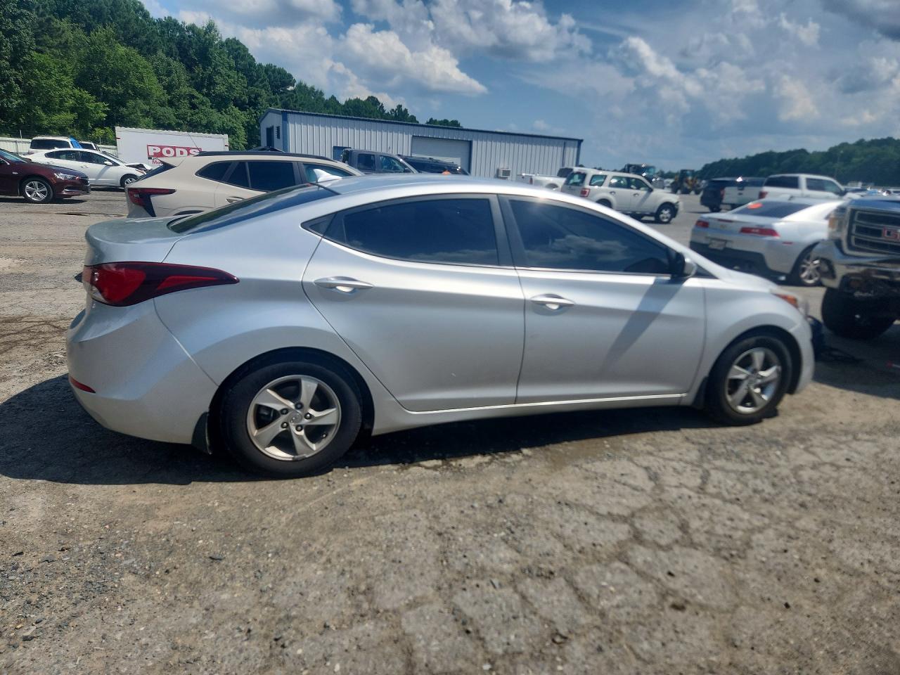 2015 Hyundai Elantra Se Silver vin: KMHDH4AE4FU388102