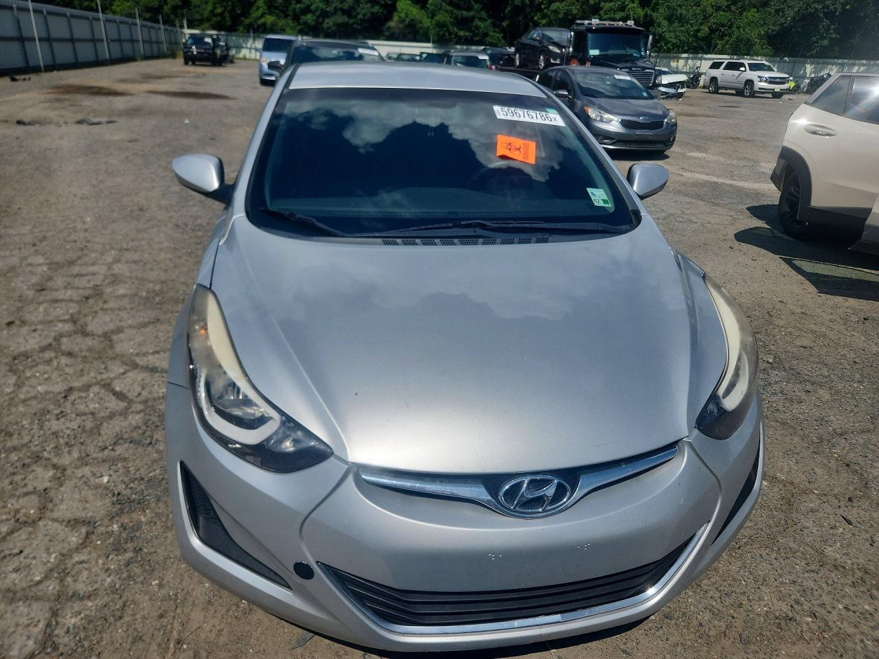 2015 Hyundai Elantra Se Silver vin: KMHDH4AE4FU388102